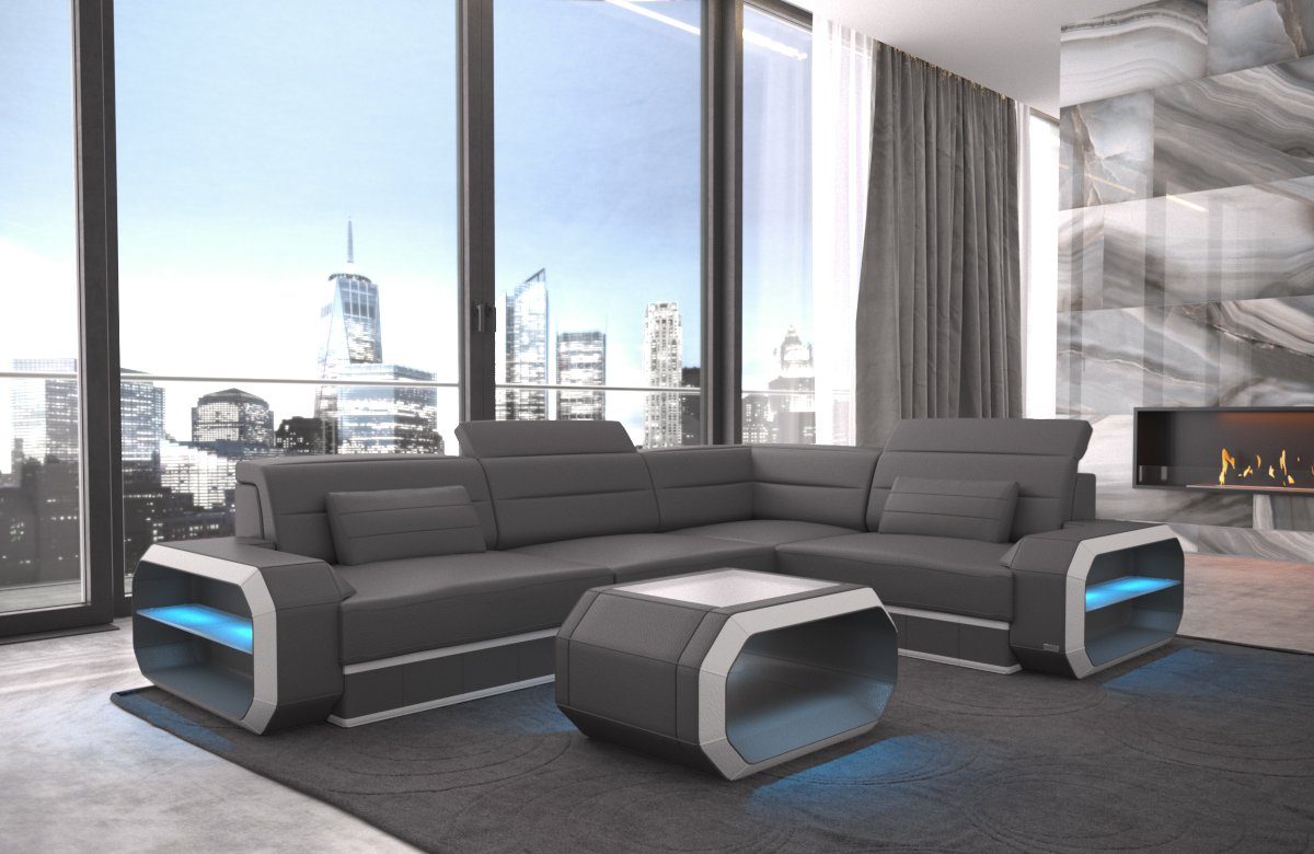 Sofa Dreams Ecksofa Sofa Leder Ledercouch günstig online kaufen