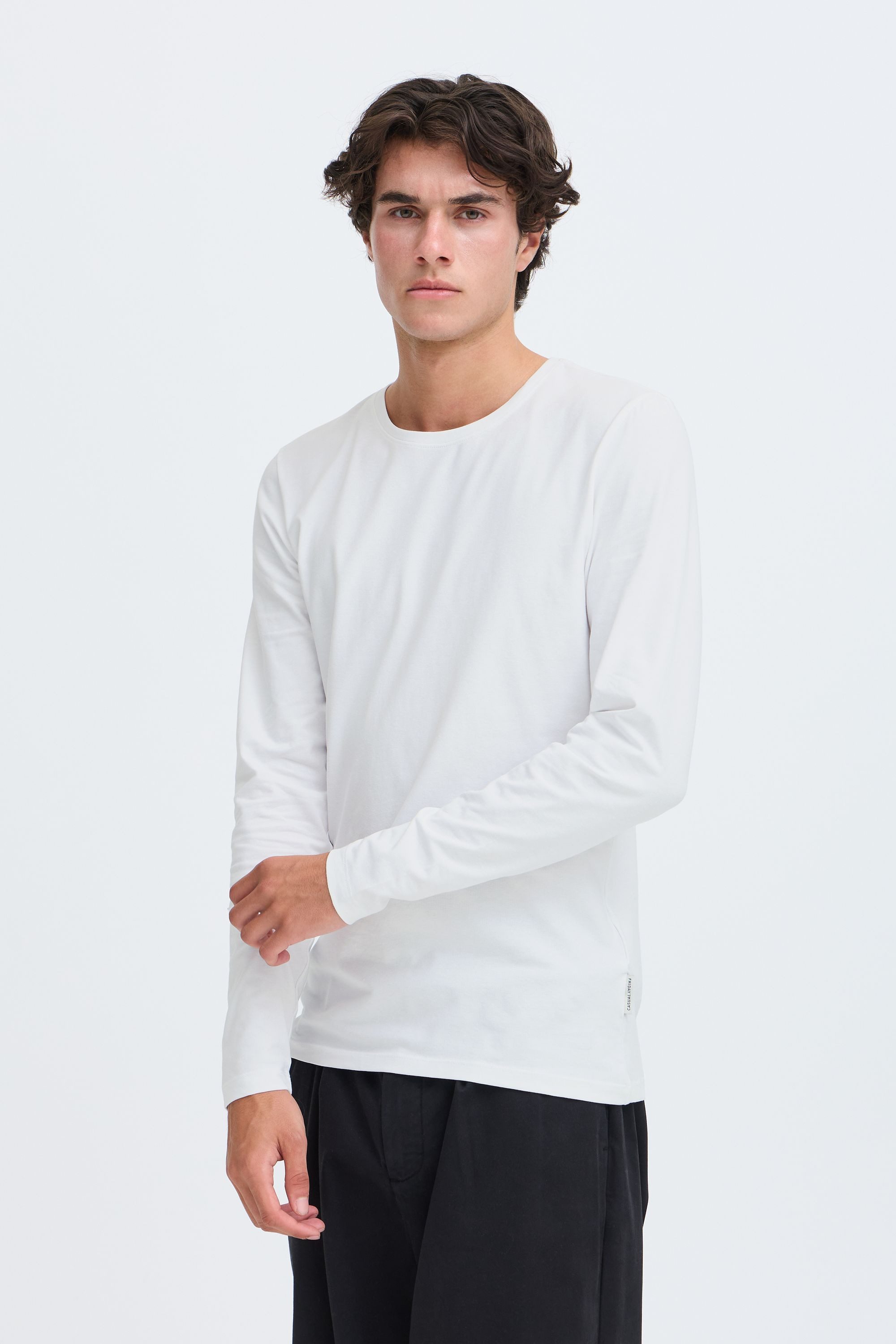 Casual Friday Langarmshirt CFTheo Klassisches Langarmshirt