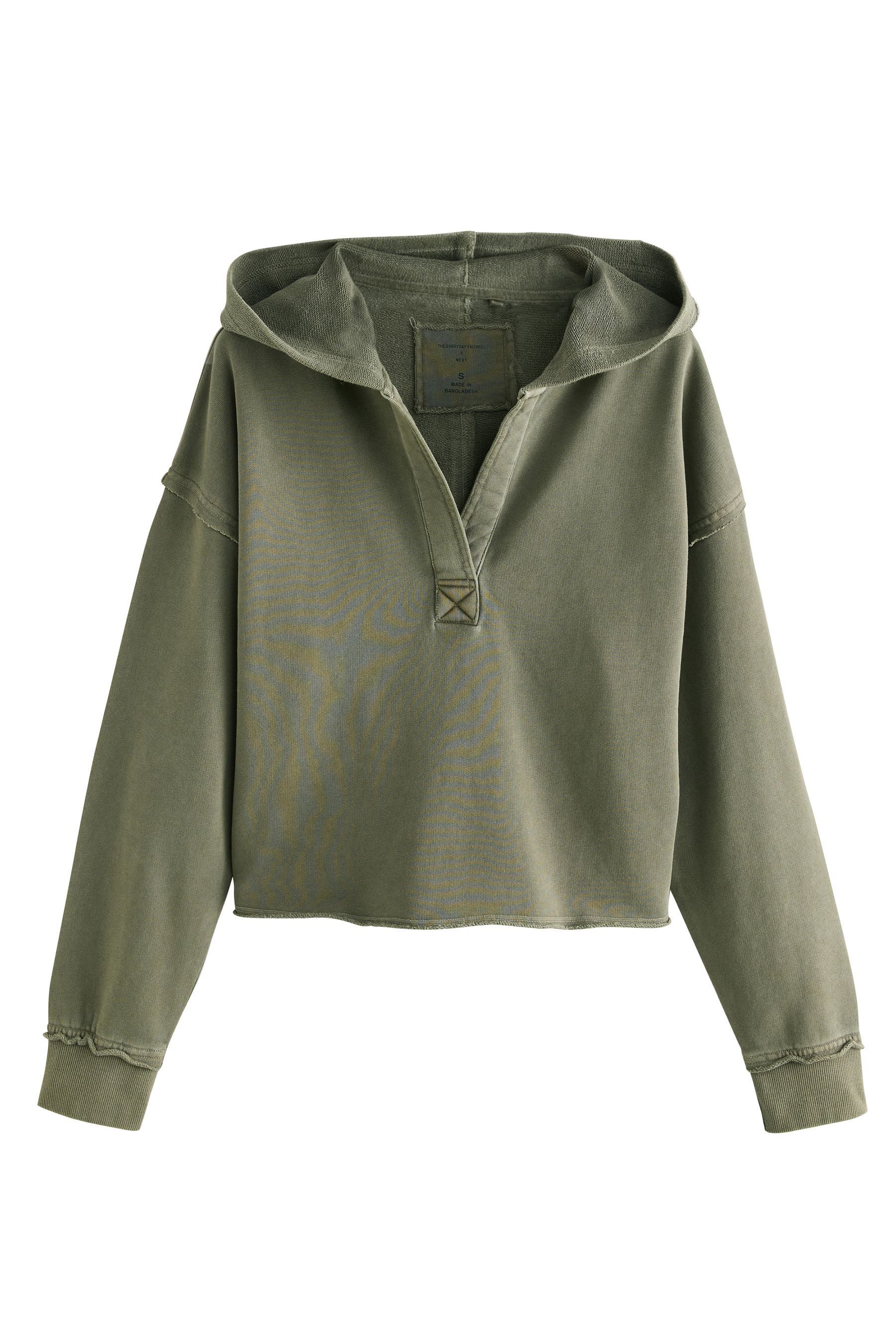 Next Kapuzenpullover Kapuzensweatshirt im Relaxed Fit aus Baumwolle (1-tlg) günstig online kaufen