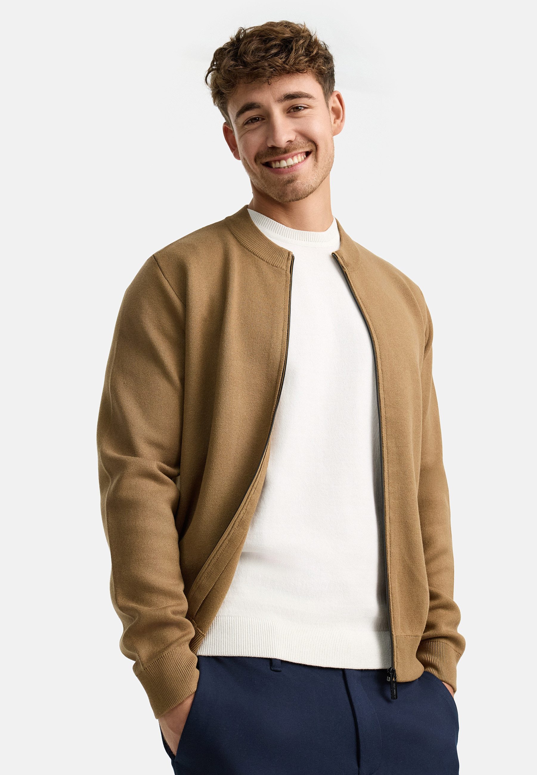 Indicode Strickjacke Herren INLaos Herrenstrickjacke Moderne Strickjacke mi günstig online kaufen