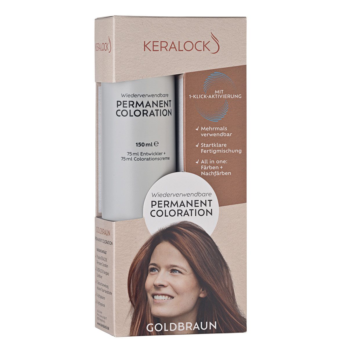 Keralock Coloration Wiederverwendbare Haarfarbe