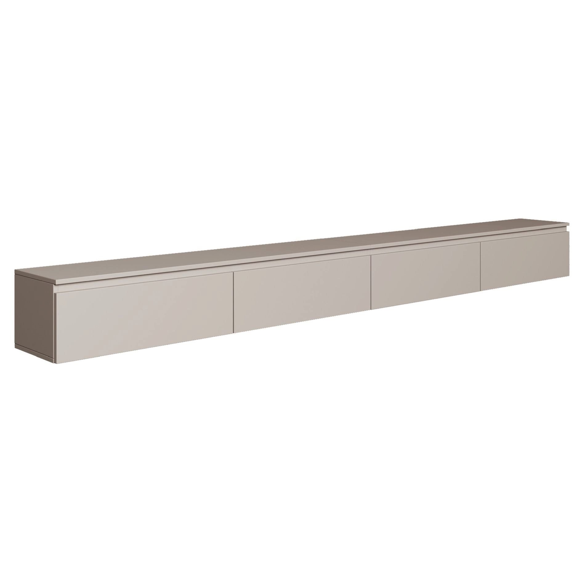 Selsey TV-Schrank BEMMI Hängendes TV-Board mit vier Klappen 300 cm