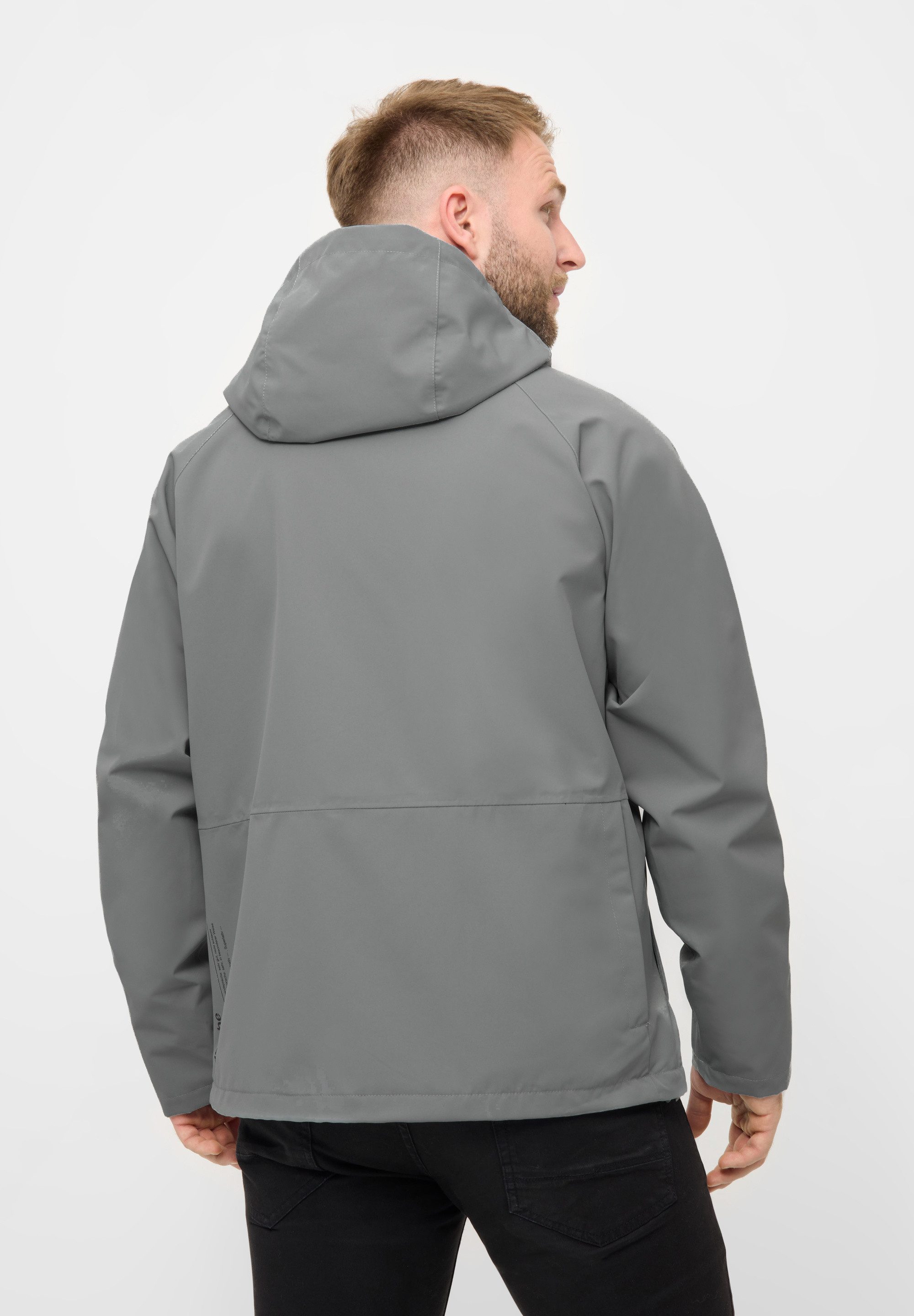 Derbe Regen- und Matschjacke Deutby Moderne Funktionsmaterialien, wasserdicht, Innentasche