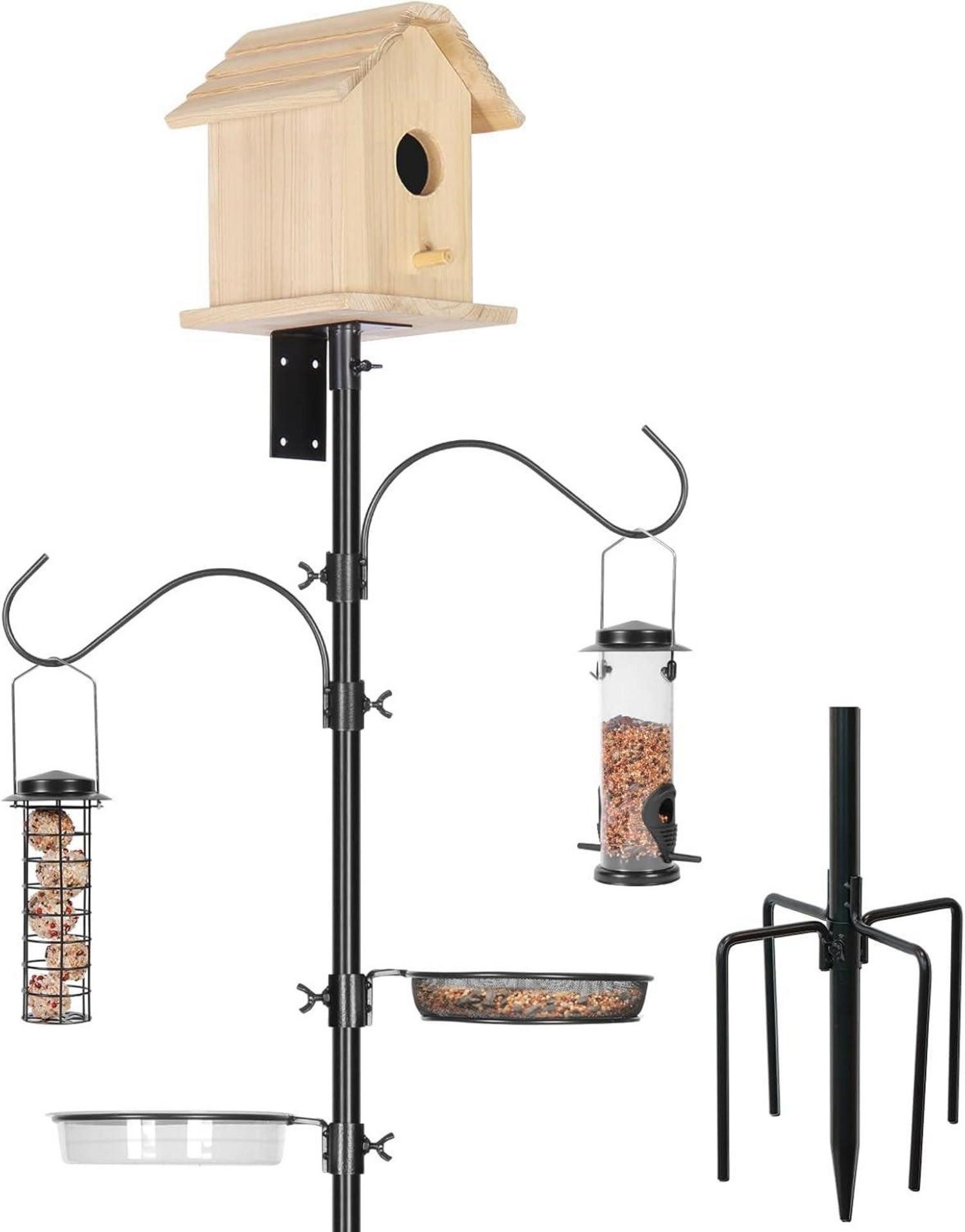 LuxusKollektion Vogelhaus Vogelhaus Stangenhalterungsset 196 cm günstig online kaufen