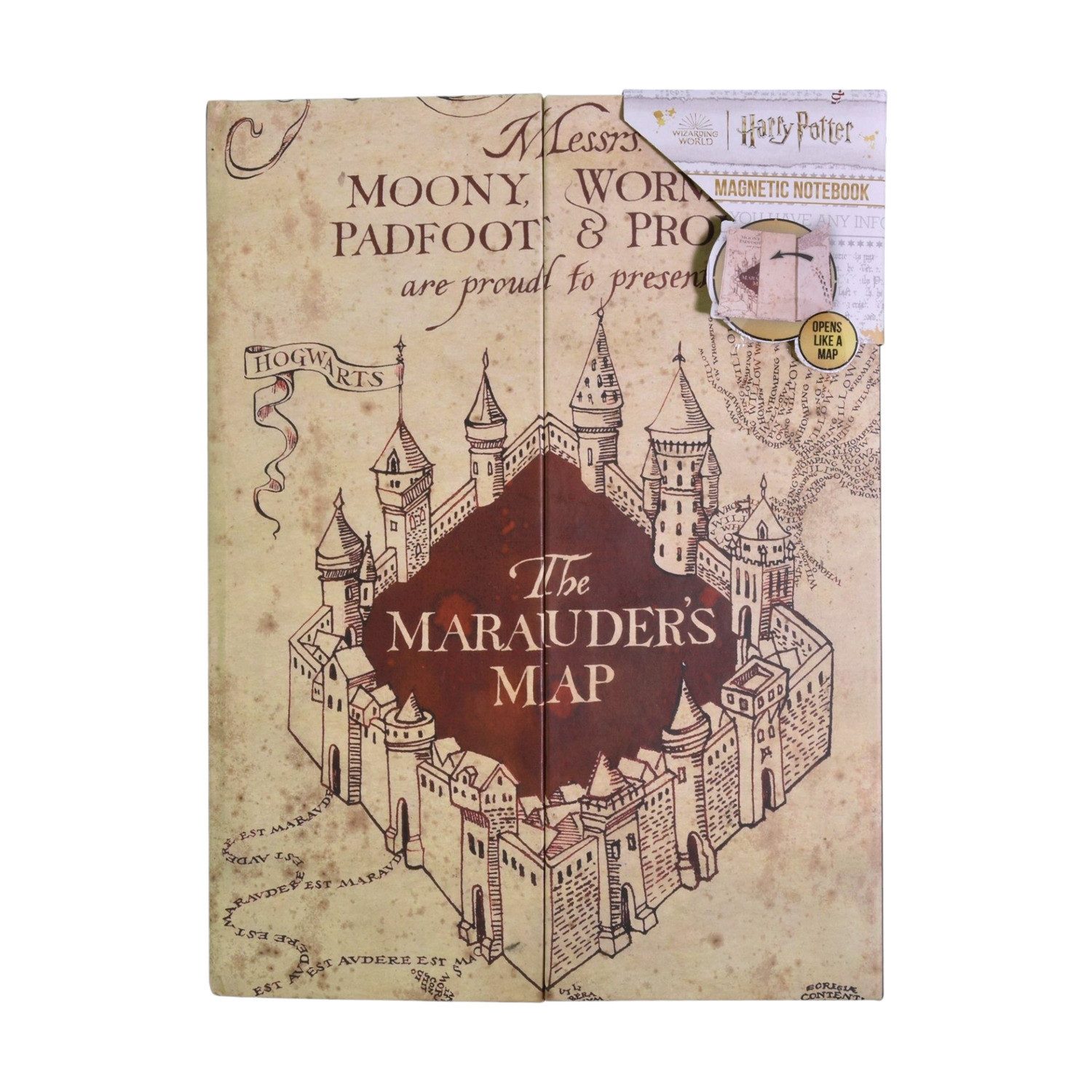 Blue Sky Designs Notizbuch Harry Potter Hogwarts A5 Notizbuch - Karte des Rumtreibers