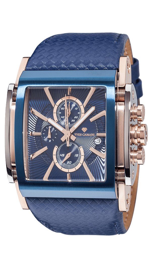 Yves Camani Quarzuhr ESCAUT, Datumsanzeige, separater Sekunde, kratzfestes günstig online kaufen