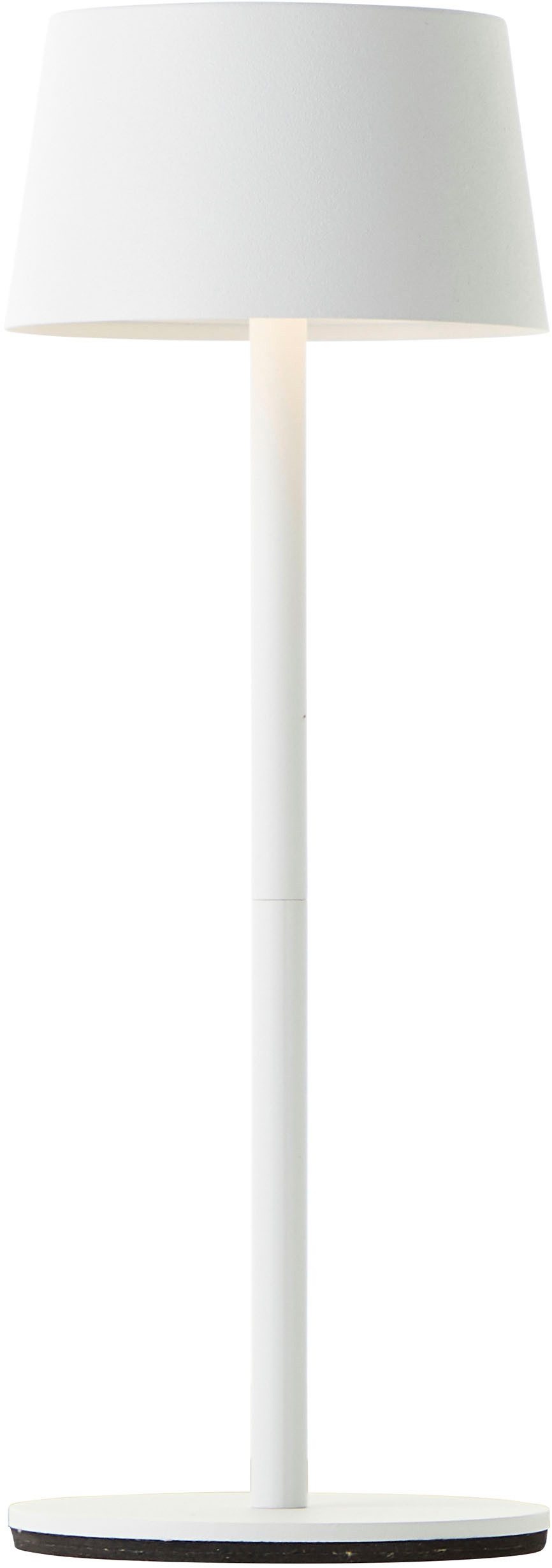 Brilliant LED Außen-Tischleuchte Jona, Dimmfunktion, LED fest integriert, Warmweiß, Kabellos, USB, H 25 cm, 170 lm, höhenverstellbar, 3000 K