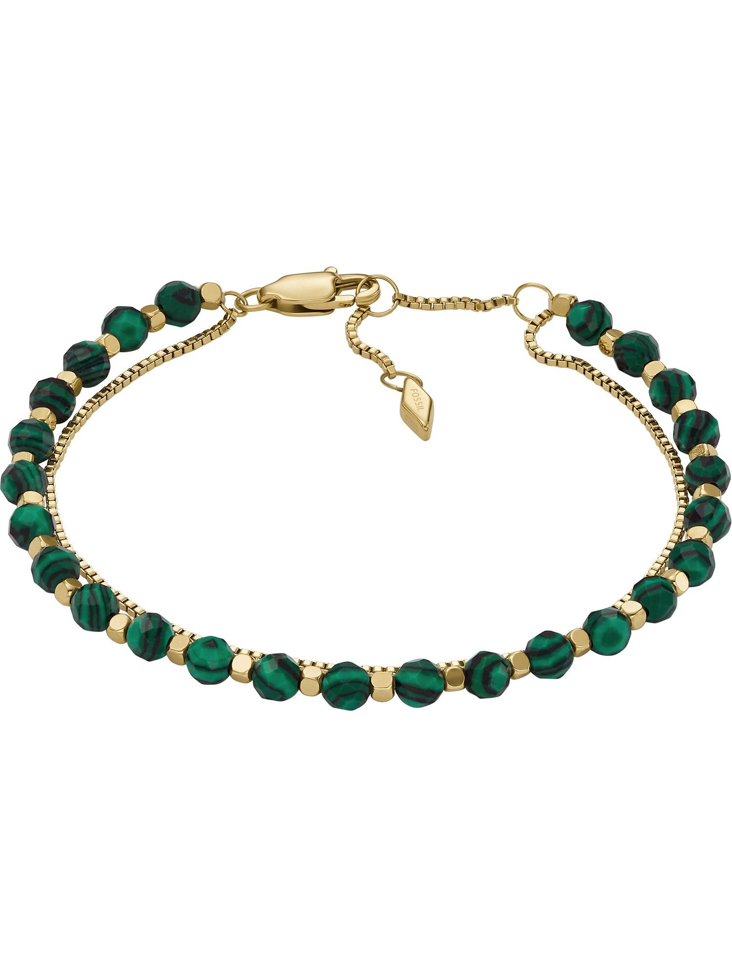 Fossil Armband Fossil Damen-Armband Edelstahl Farbstein, JEWELRY günstig online kaufen