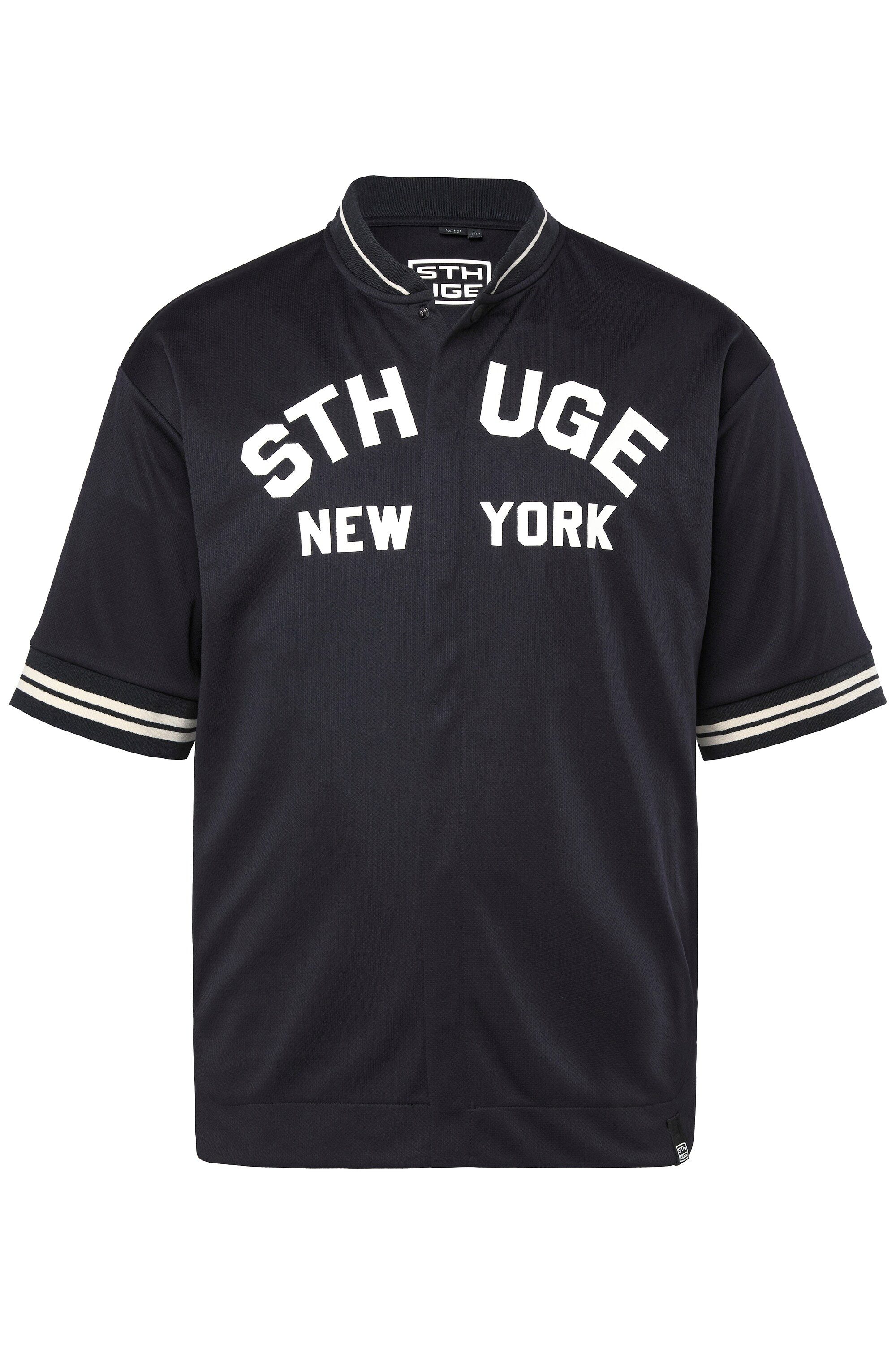 STHUGE T-Shirt T-Shirt Halbarm oversized Brust-Print günstig online kaufen