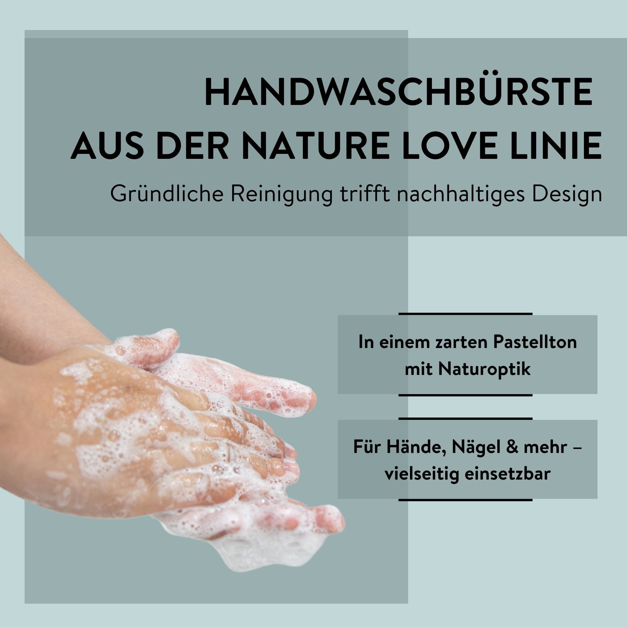 PARSA Beauty Nagelbürste Nature Love Nagelb?rste doppelseitig aus Weizenstroh