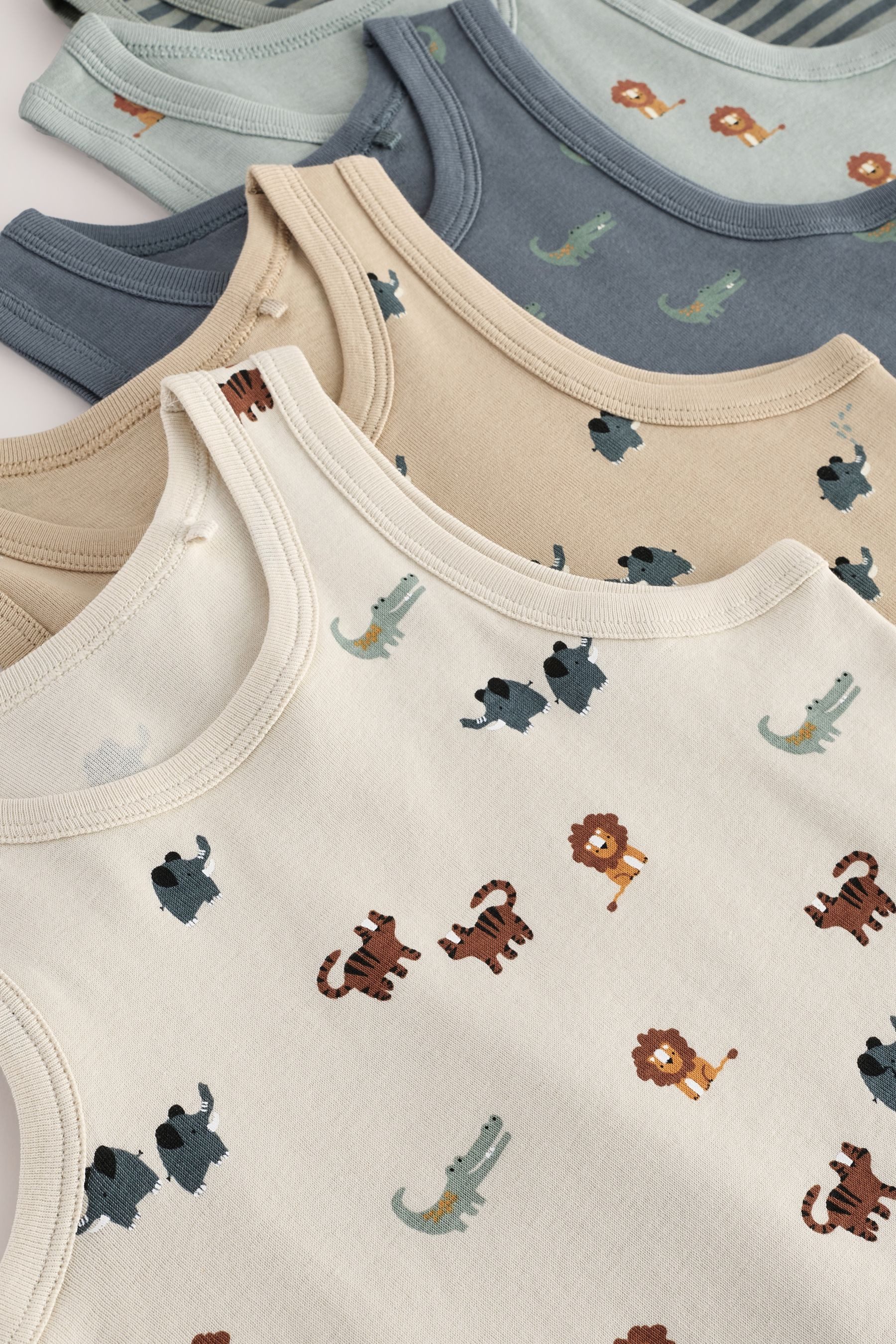 Next Trägertop Trägerhemden im 5er-Pack (5-tlg)