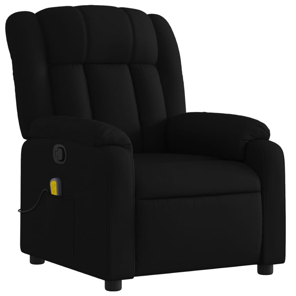 vidaXL Sessel Massage-Relaxsessel, schwarzer Stoff (1-St) günstig online kaufen