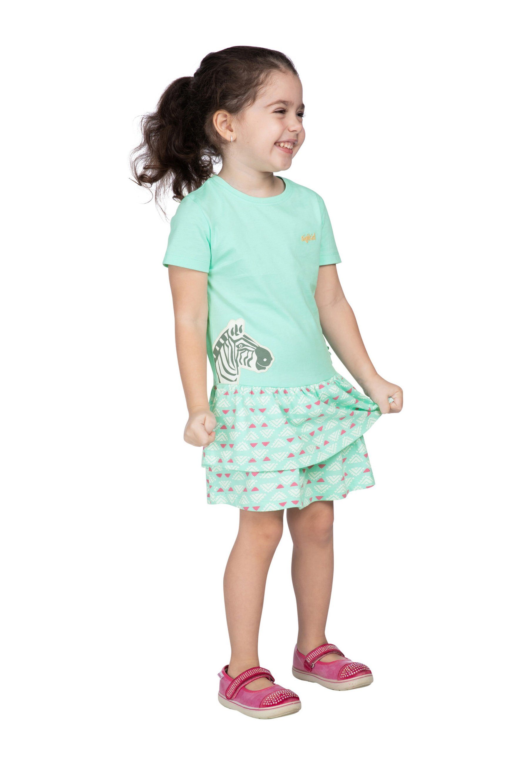(1-tlg) Kinderkleid Sommerkleid Sommerkleid, Sigikid kurzarm