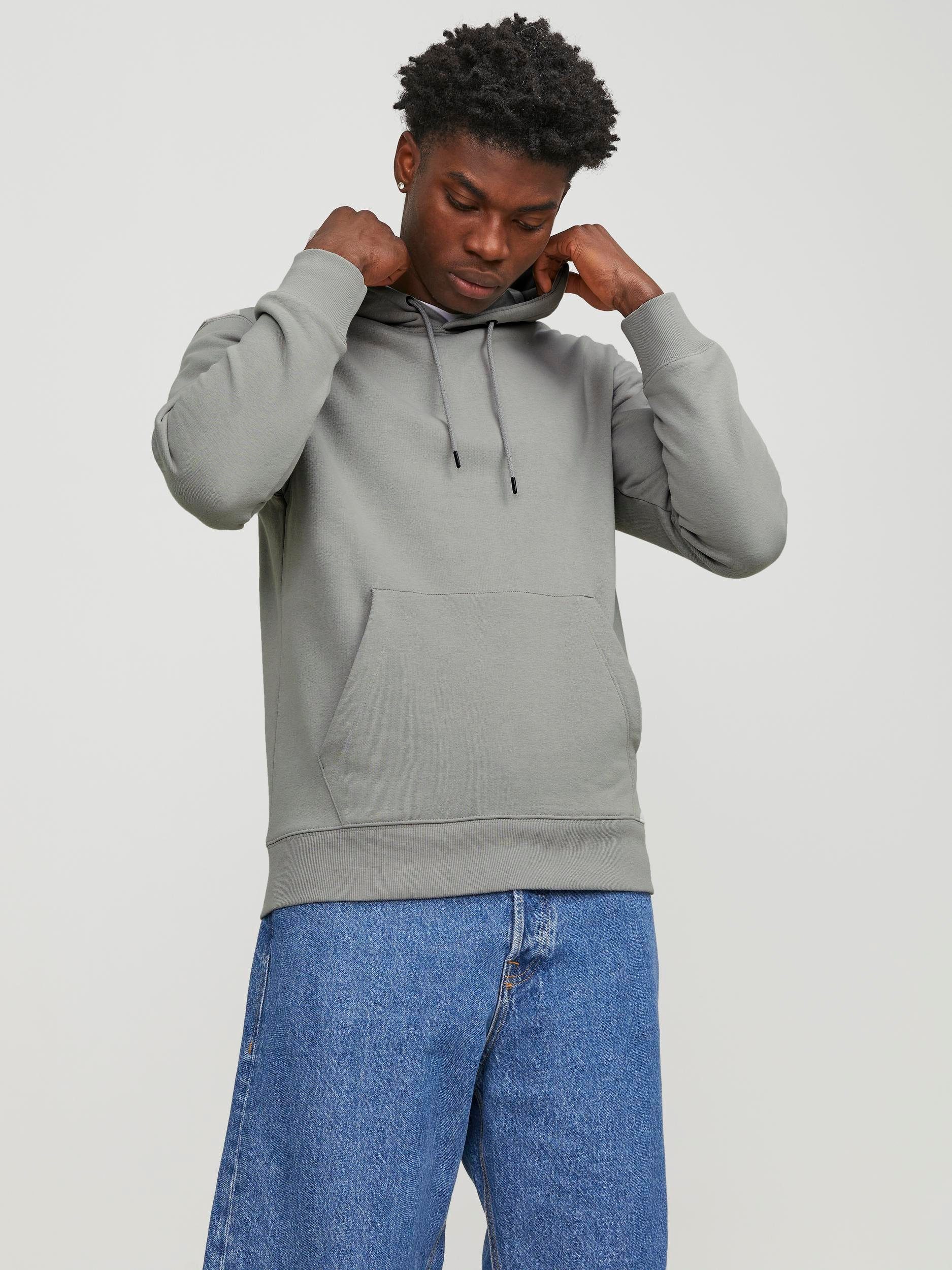 Jack & Jones Kapuzensweatshirt JJESTAR BASIC SWEAT HOOD NOOS Ultimate Grey | Sweatshirts