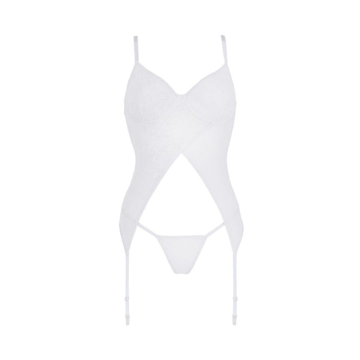 Avanua Corsage AV Adelina corset & thong white - (L/XL,S/M)