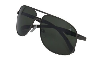 Gamswild Sonnenbrille UV400 GAMSSTYLE Pilotenbrille Modebrille Damen Herren Unisex, Modell WM1322 in blau-gold, silber-grau, grau-grün