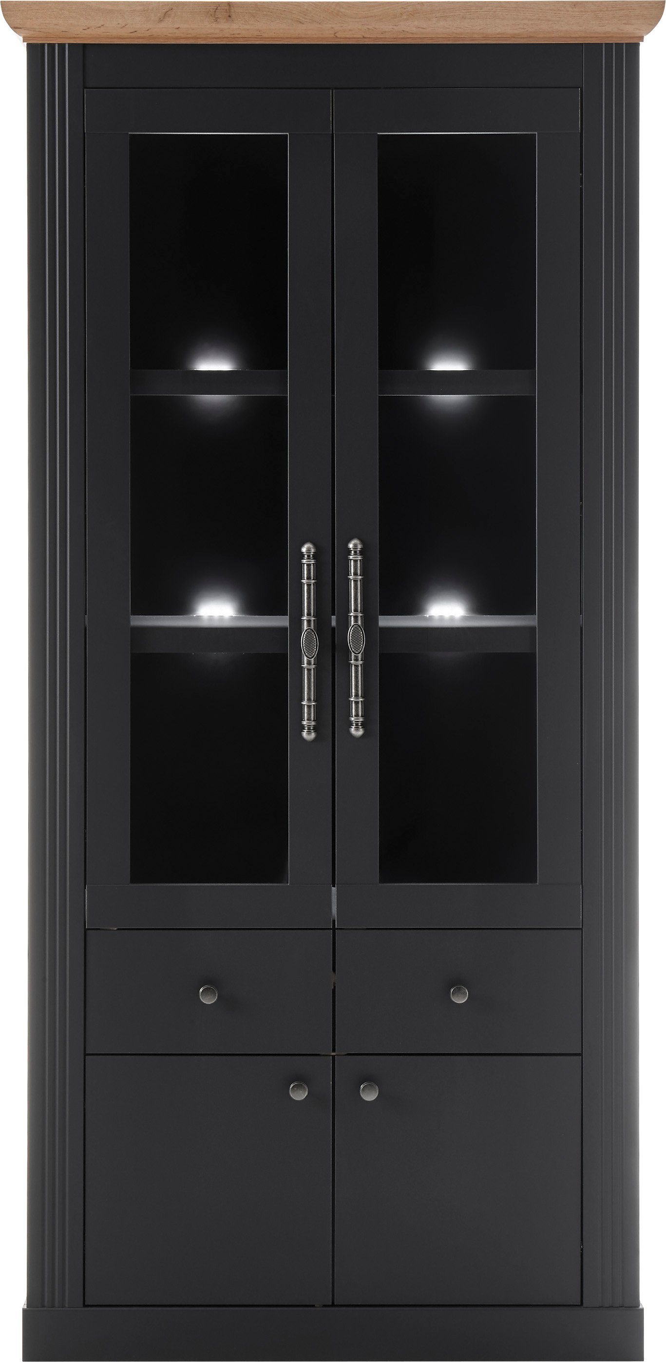 OTTO home Vitrine Westminster S (Höhe ca. 202cm) im romantischen Landhausstil