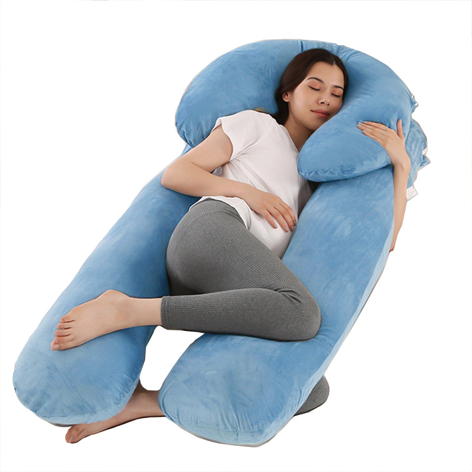 CALIYO Seitenschläferkissen Schwangerschaftskissen Stillkissen, U-förmige, günstig online kaufen