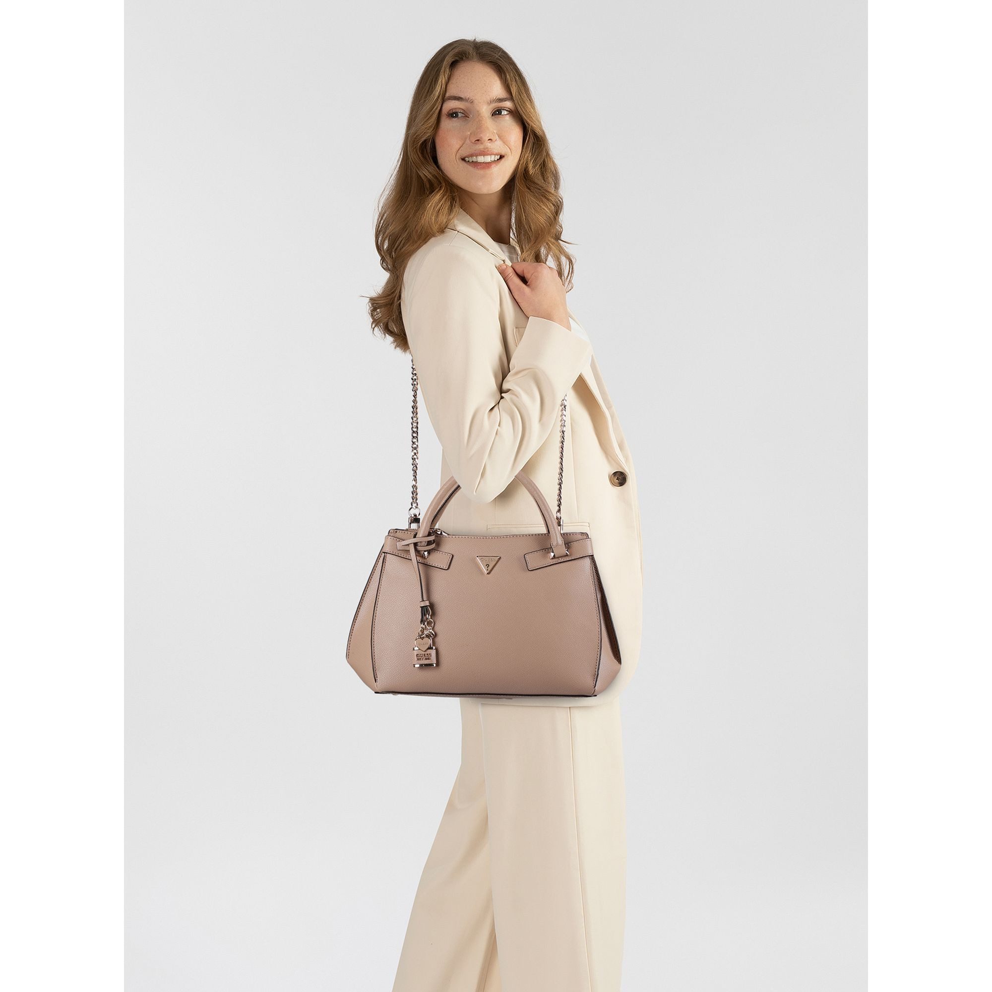 Guess Henkeltasche Serenova, Polyurethan günstig online kaufen