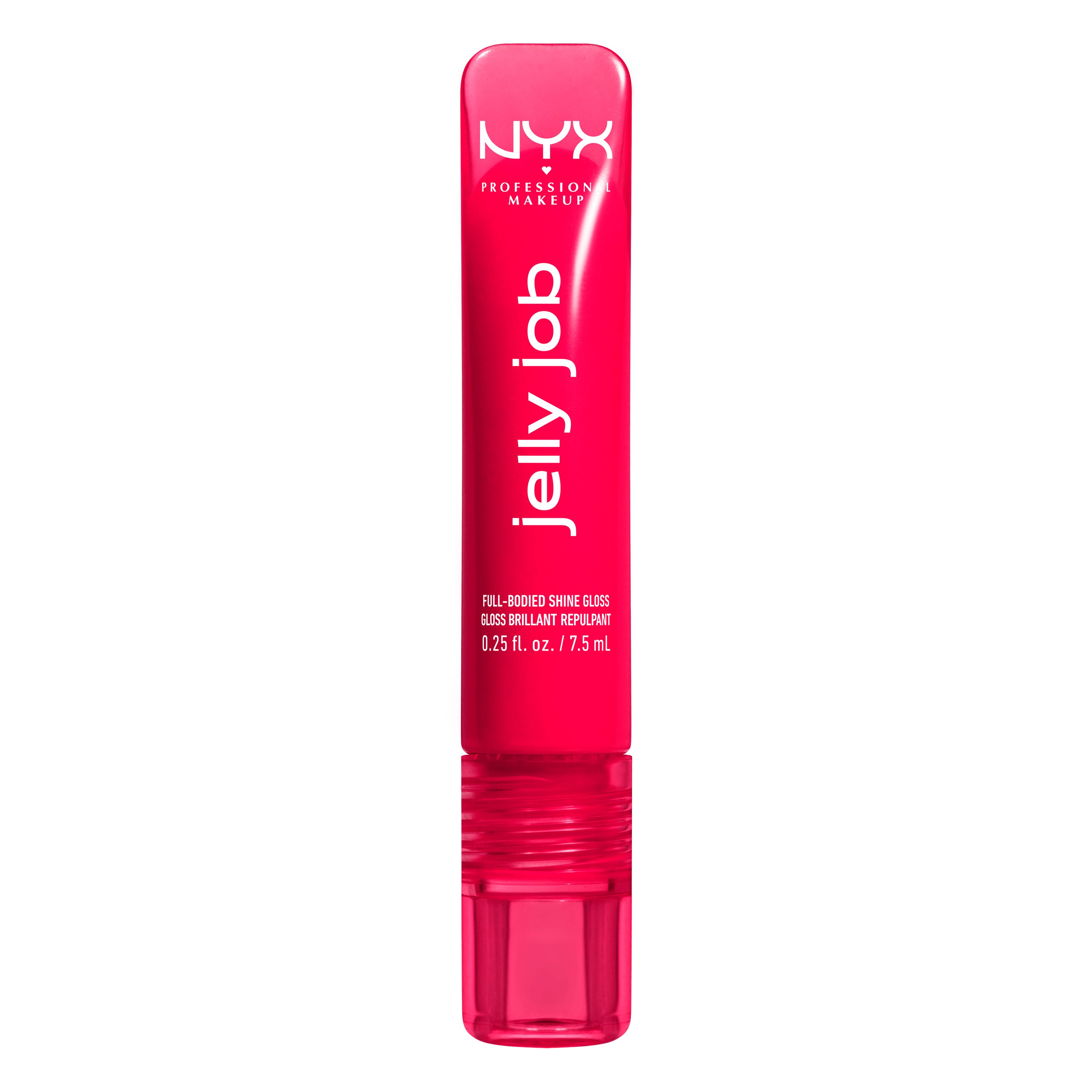 NYX PROFESSIONAL MAKEUP Lipgloss JELLY JOB FULL BODIED SHINE GLOSS, no Filler -pflegender Gloss für optisch vollere Lippen