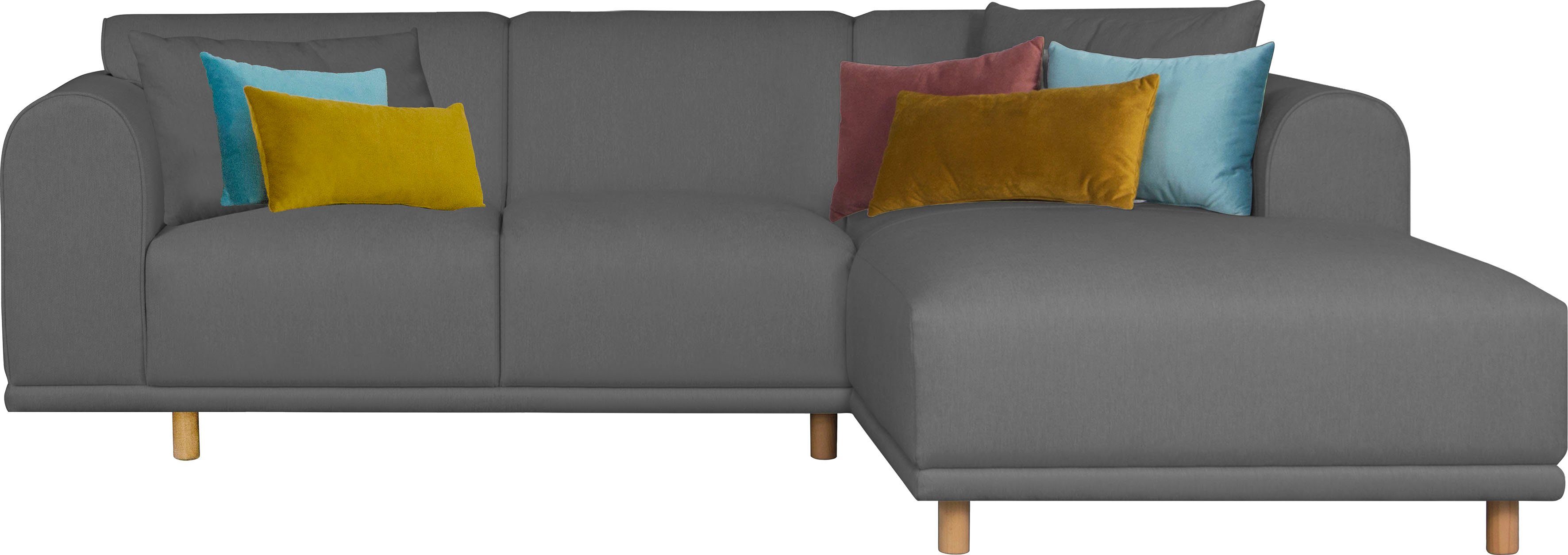 andas Ecksofa Maroon L-Form, in skandinavischem günstig online kaufen