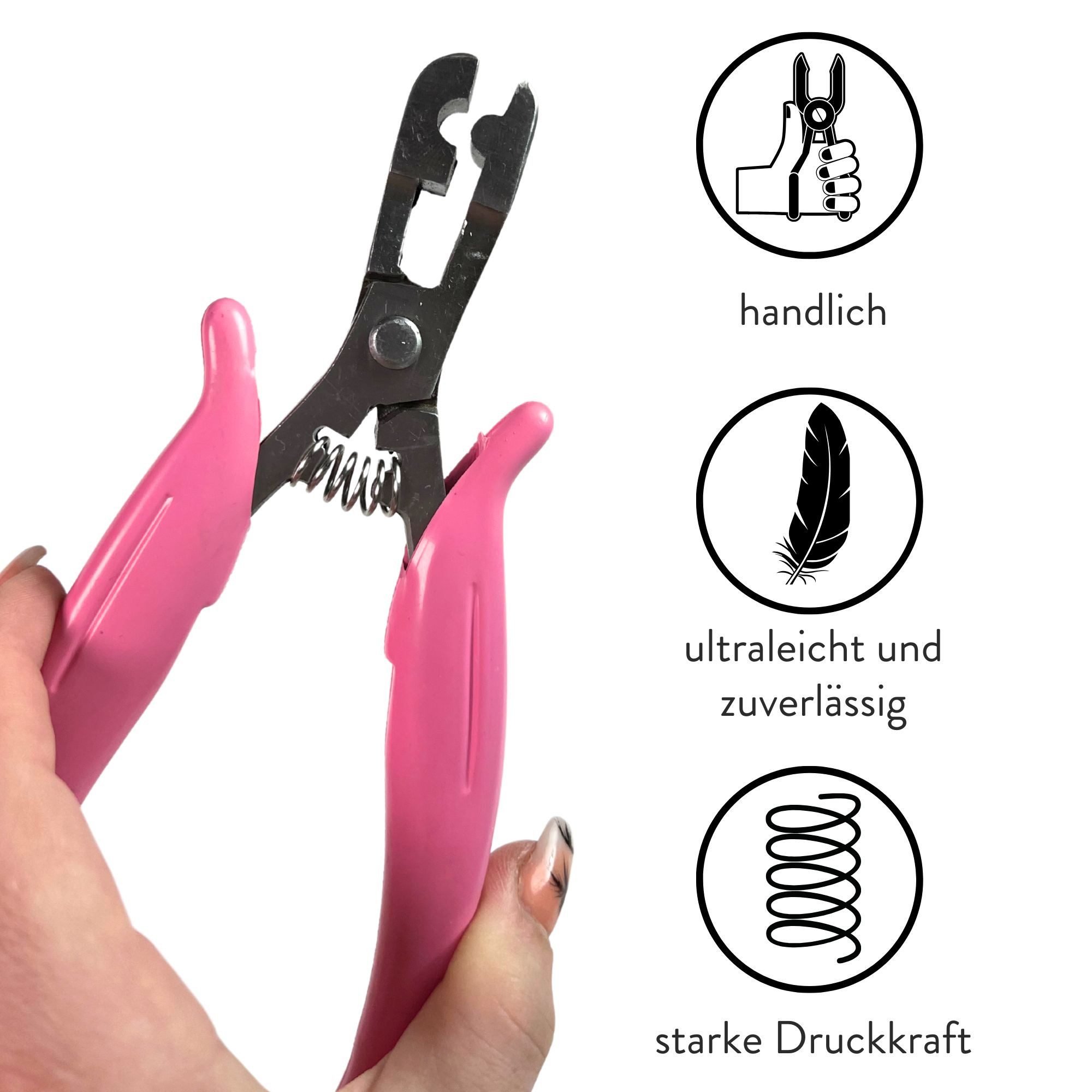 hair2heart Echthaar-Extension Rebonding Set für Bonding Extensions