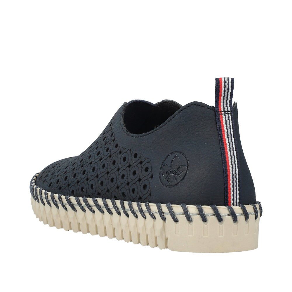 Rieker Rieker - N1963-14 - Pazifik/Weiss Slipper