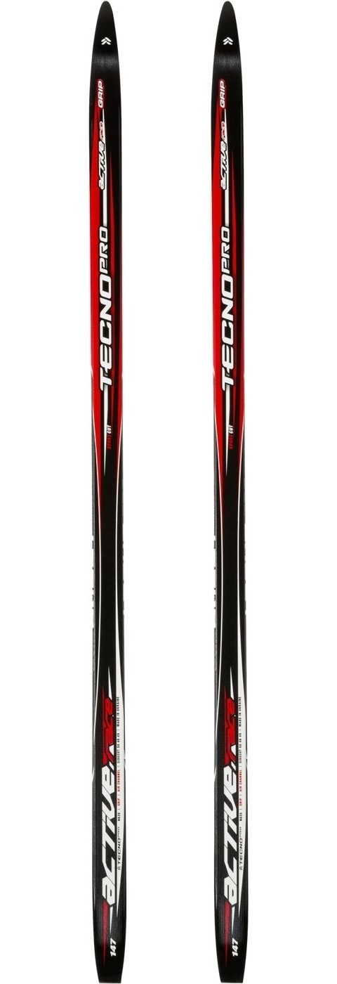 TECNOPRO Langlaufski LL-Ski Active Race Grip Jr. SCHW/ROT/WEISS