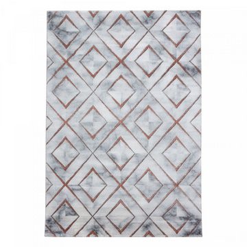 Teppich, Homtex, 80 x 150 cm, Designer Kurzflor Teppiche Weich Modern, Marmor Optik Kurzflor 12 mm