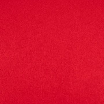 SCHÖNER LEBEN. Stoff Kreativstoff Filz 1,5mm Stärke einfarbig rot 90cm Breite