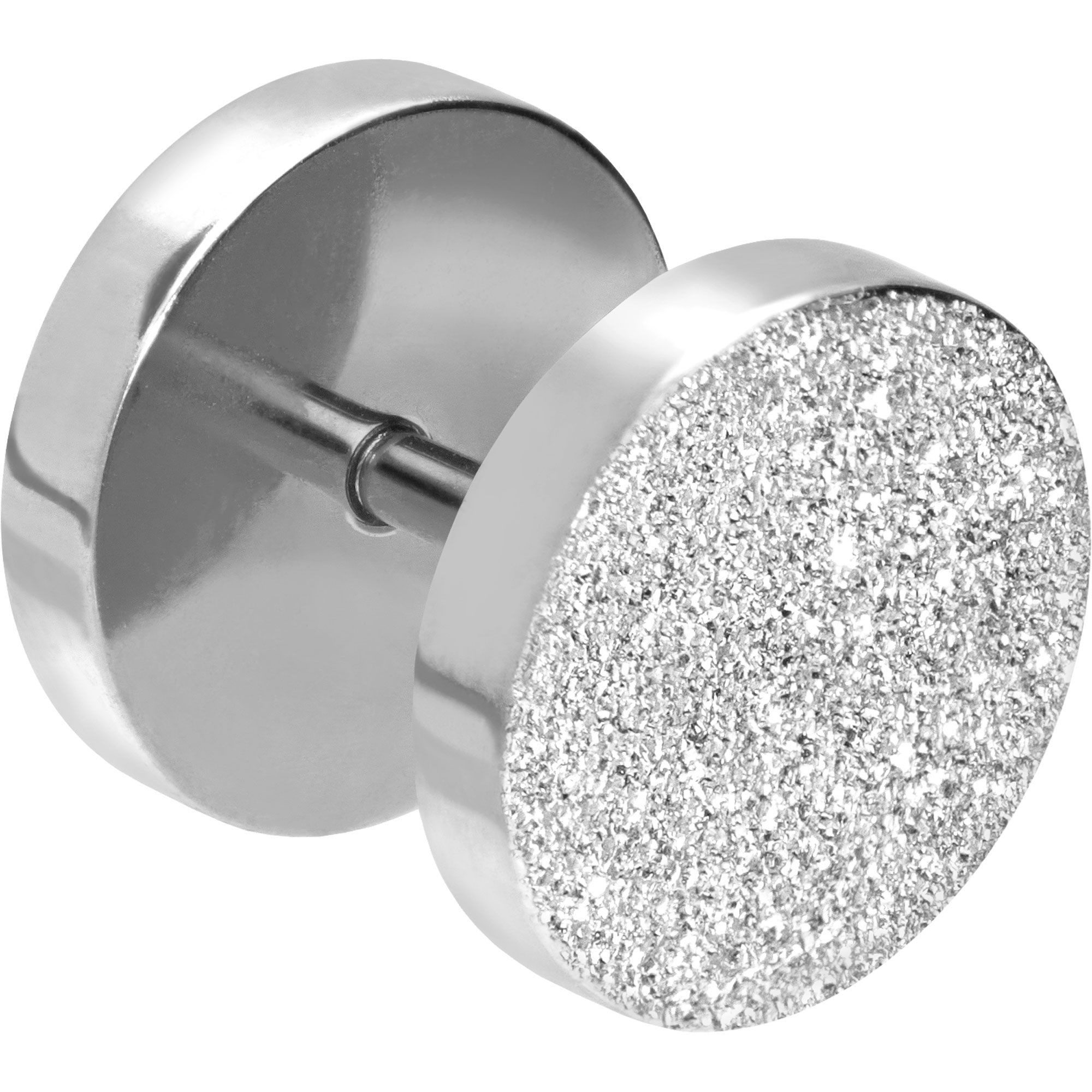 PIERCINGLINE Fake-Ear-Plug Chirurgenstahl Fake Plug DIAMANTOPTIK (Fake Plugs, 1-tlg)