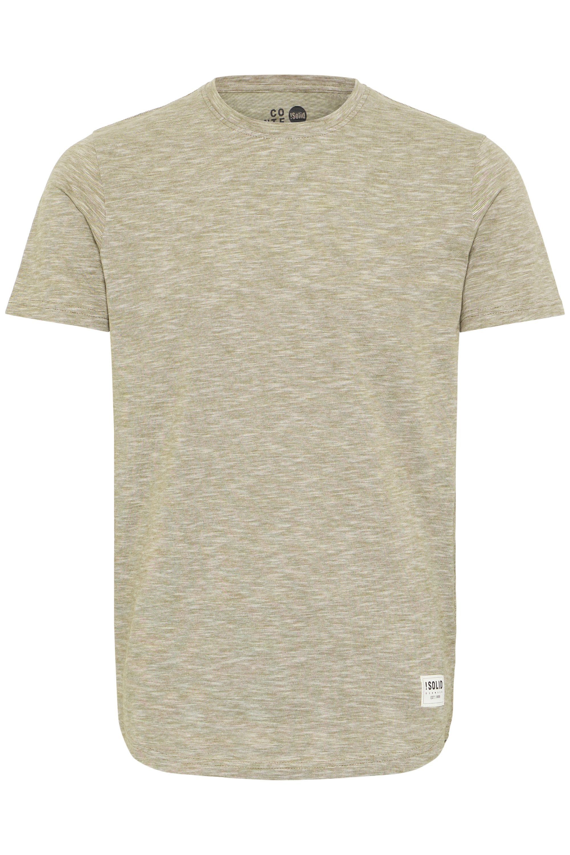 !Solid Rundhalsshirt SDFigos Kurzarmshirt mit Melierung günstig online kaufen