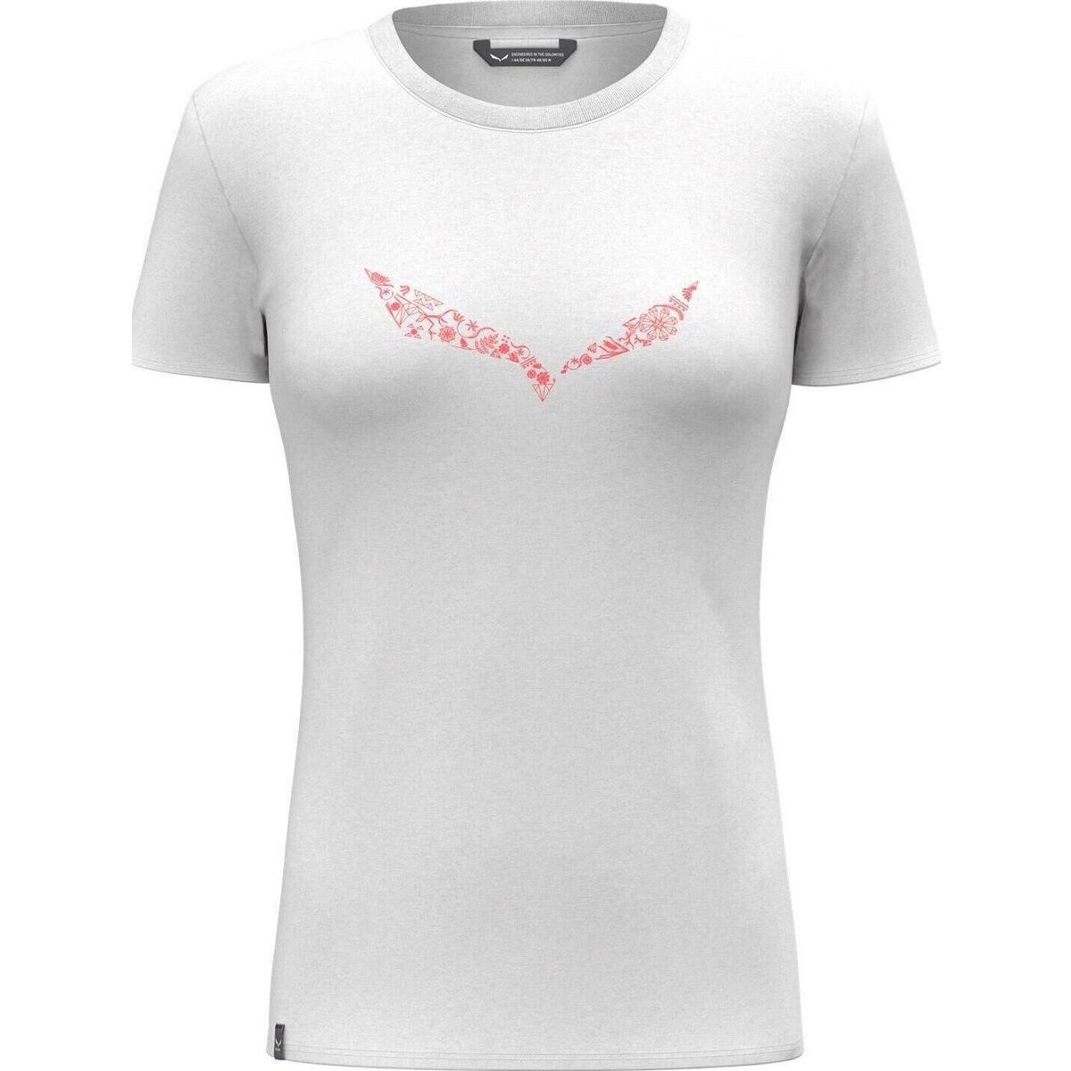 Salewa Kurzarmshirt Solid Dry'ton W T-shirt Damen-Kurzarm-T-Shirt aus schnelltrocknendem, atmungsaktivem Material