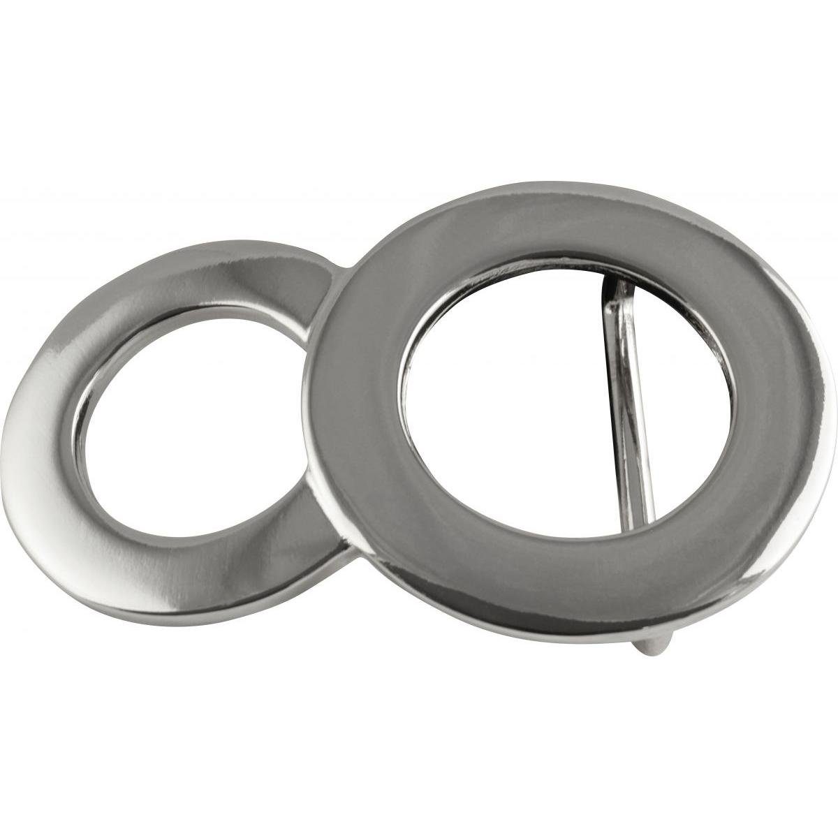 Gürtelschnalle Ringe 4,0 cm - Buckle Wechselschließe Gürtelschließe 40mm - Gürtel bis