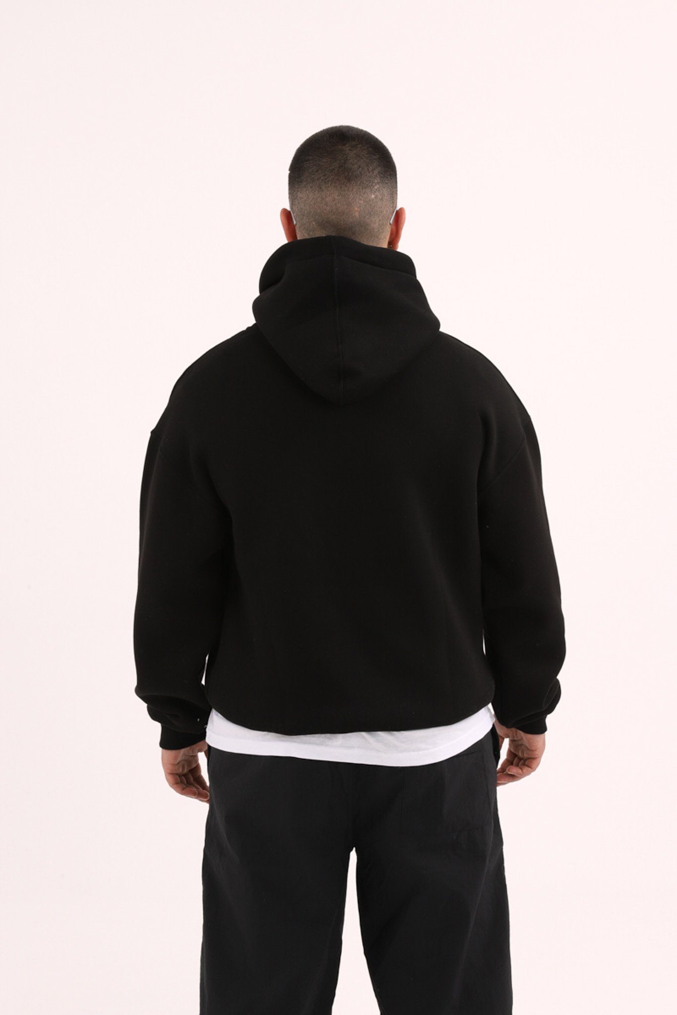 COFI Casuals Hoodie einfarbiger Basic Oversized Hoodie Premium Kapuzenpullover Unisex