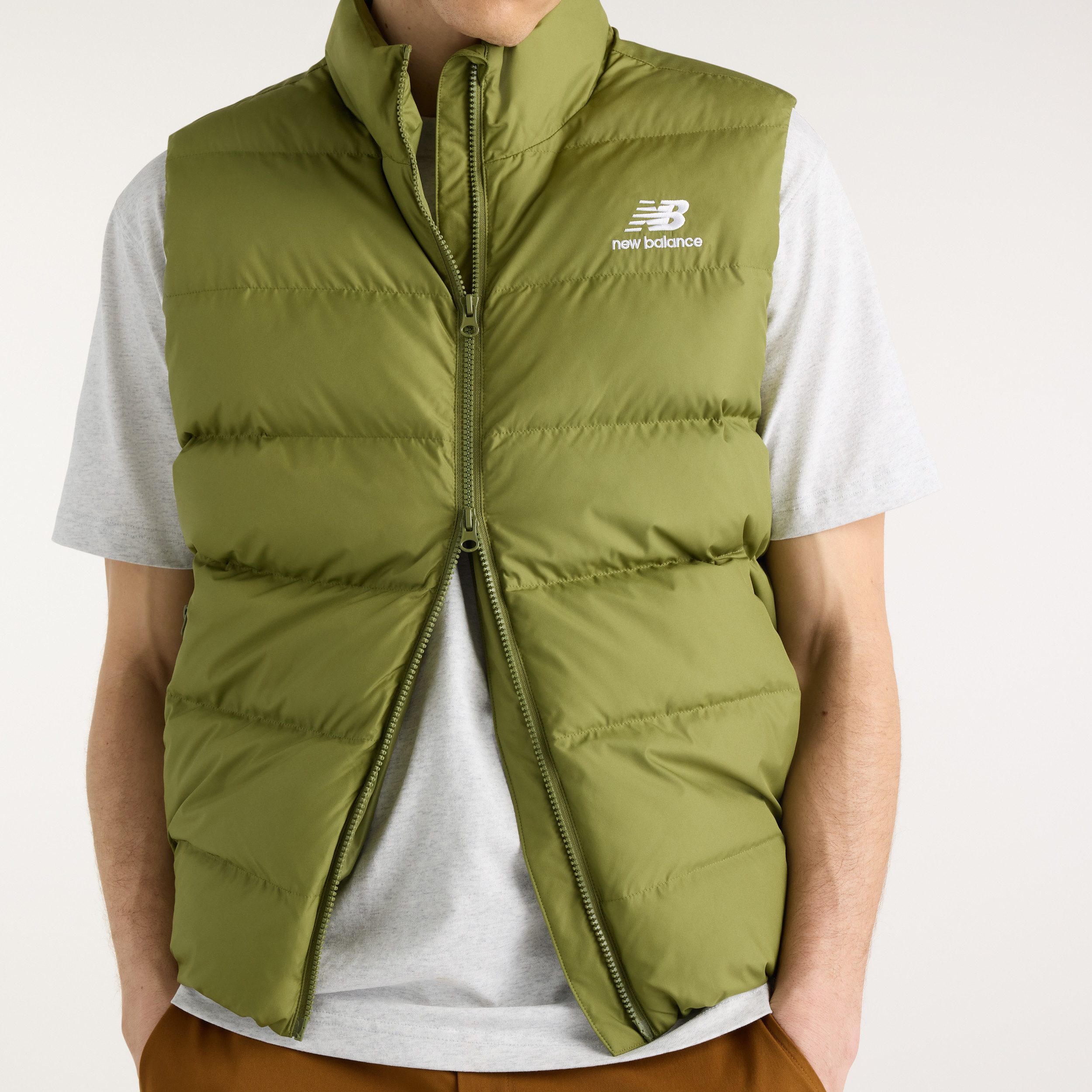 New Balance Steppweste BOSTON PUFFER VEST sportliche Steppweste, mit markanter Steppung, aus Polyester – Bild 3 von 5