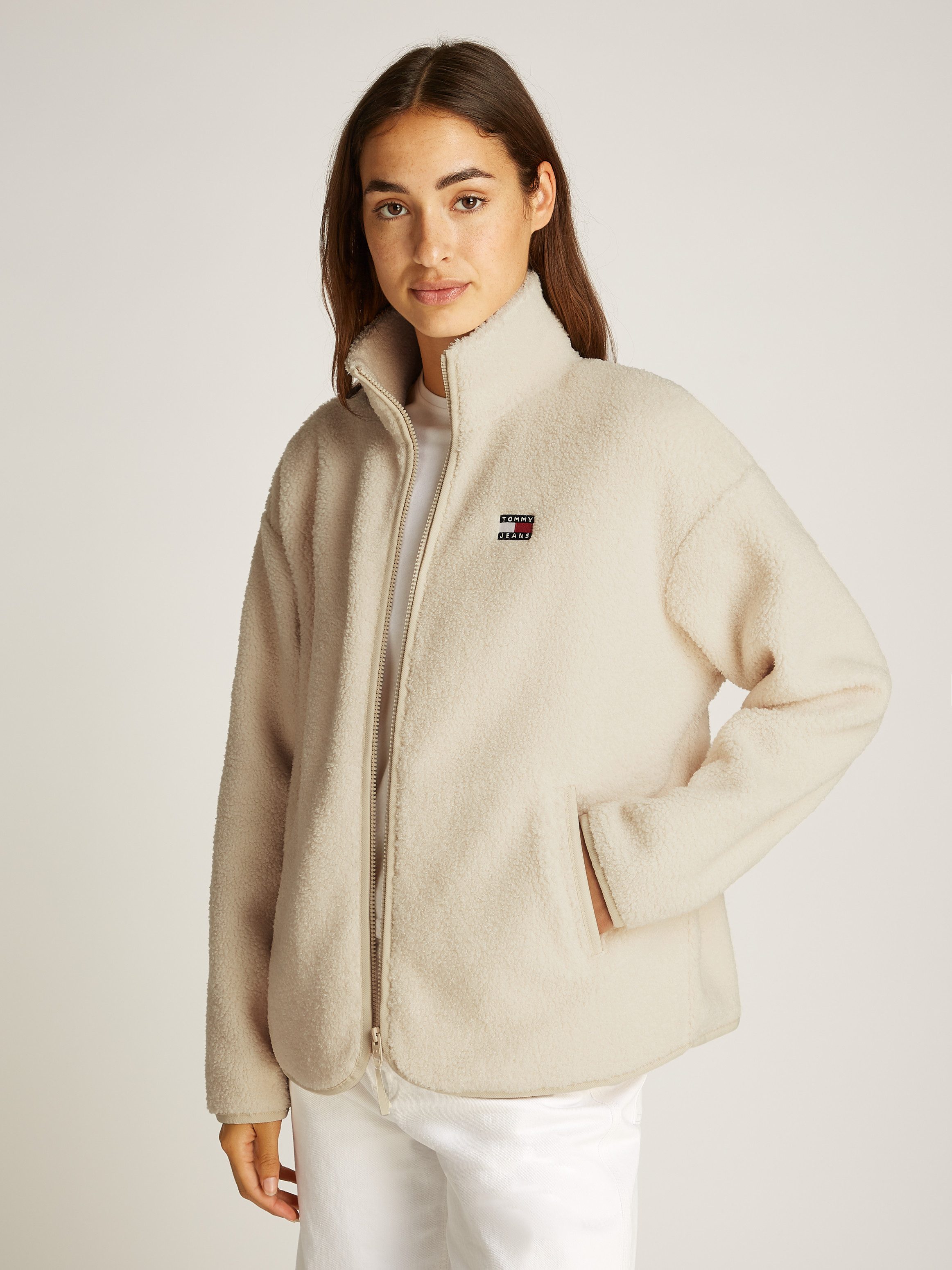 Tommy Jeans Curve Sweatjacke TJW TEDDY günstig online kaufen