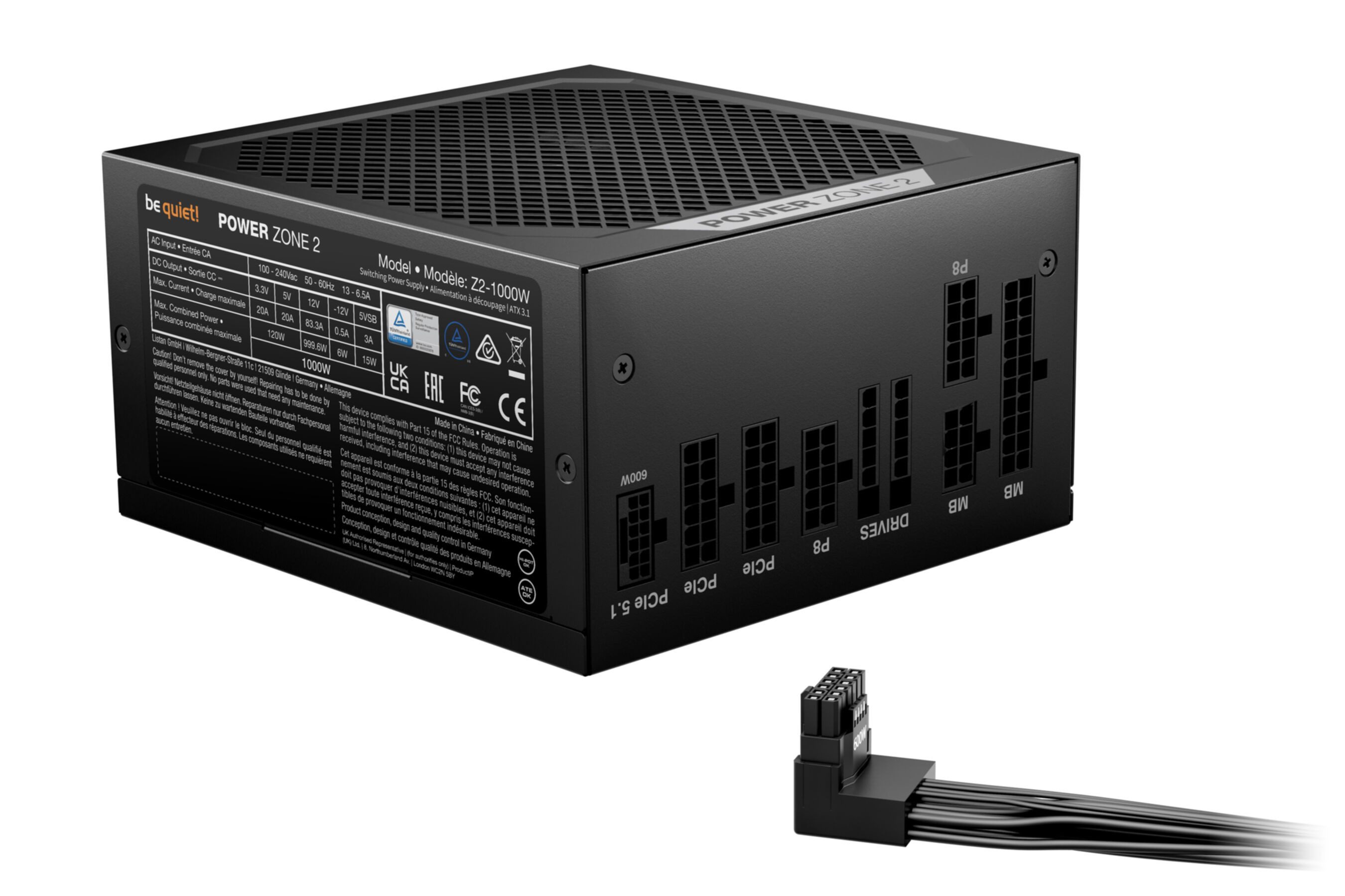 be quiet! POWER ZONE 2 1000W Netzteil