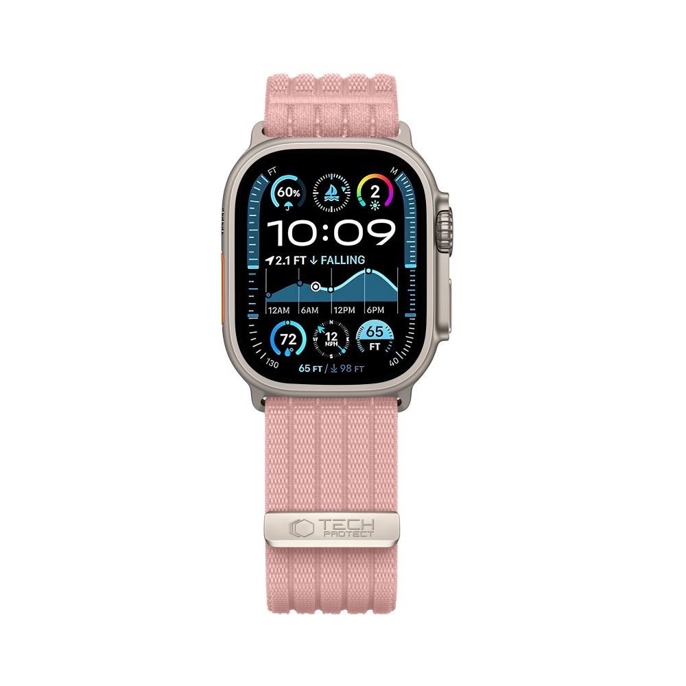 TECH PROTECT Smartwatch-Armband Nylonarmband Sportarmband Ersatzarmband, Nylongewebe, Klettverschluss, atmungsaktiv