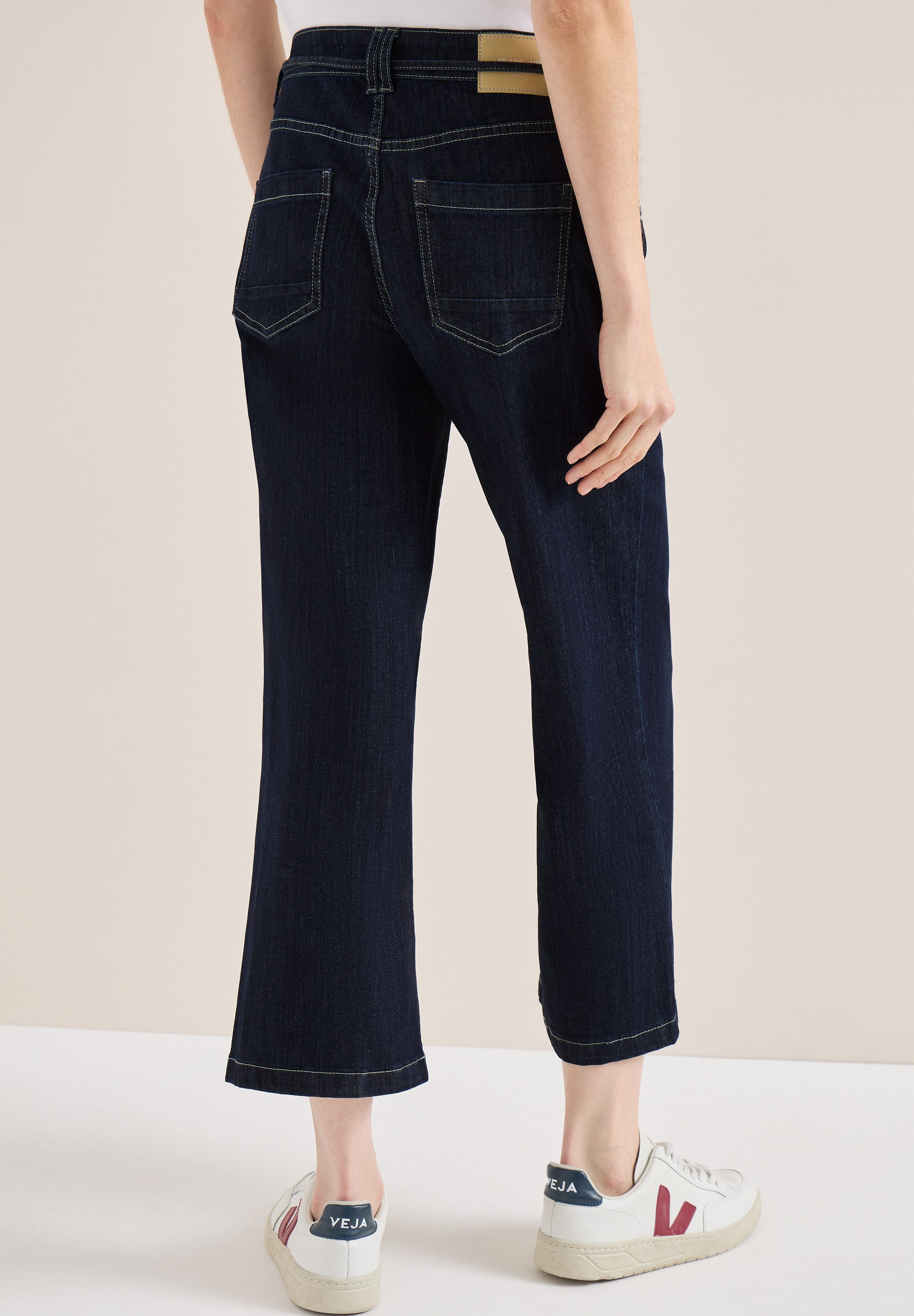 CECIL Weite Jeans Style Neele 7/8-Länge mit Gürtel-Detail günstig online kaufen