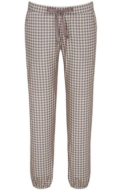 Triumph Schlafhose Mix & Match TROUSERS JERSEY X 01 Pyjamahose kartiert mit seitlichen Taschen