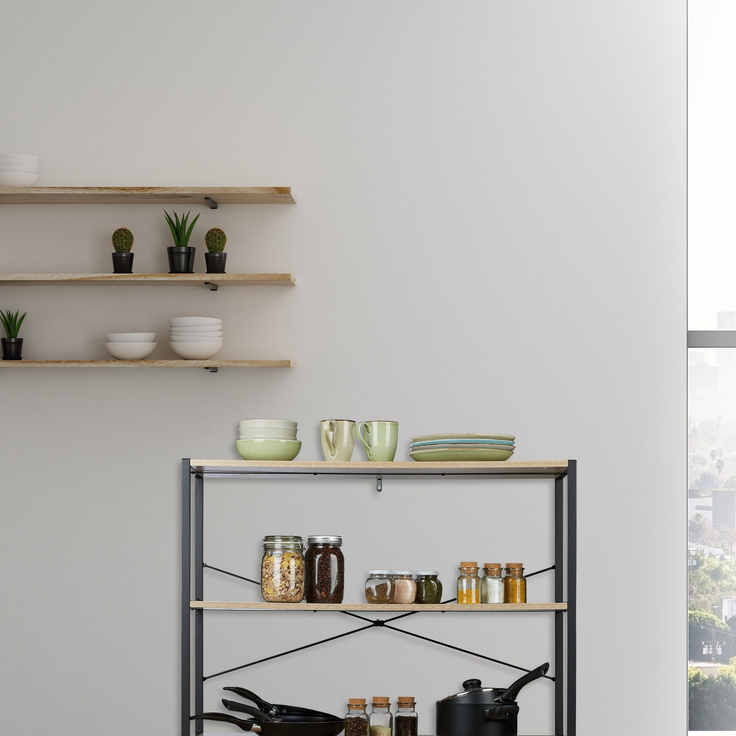 relaxdays Standregal mit 3 Fäch günstig online kaufen