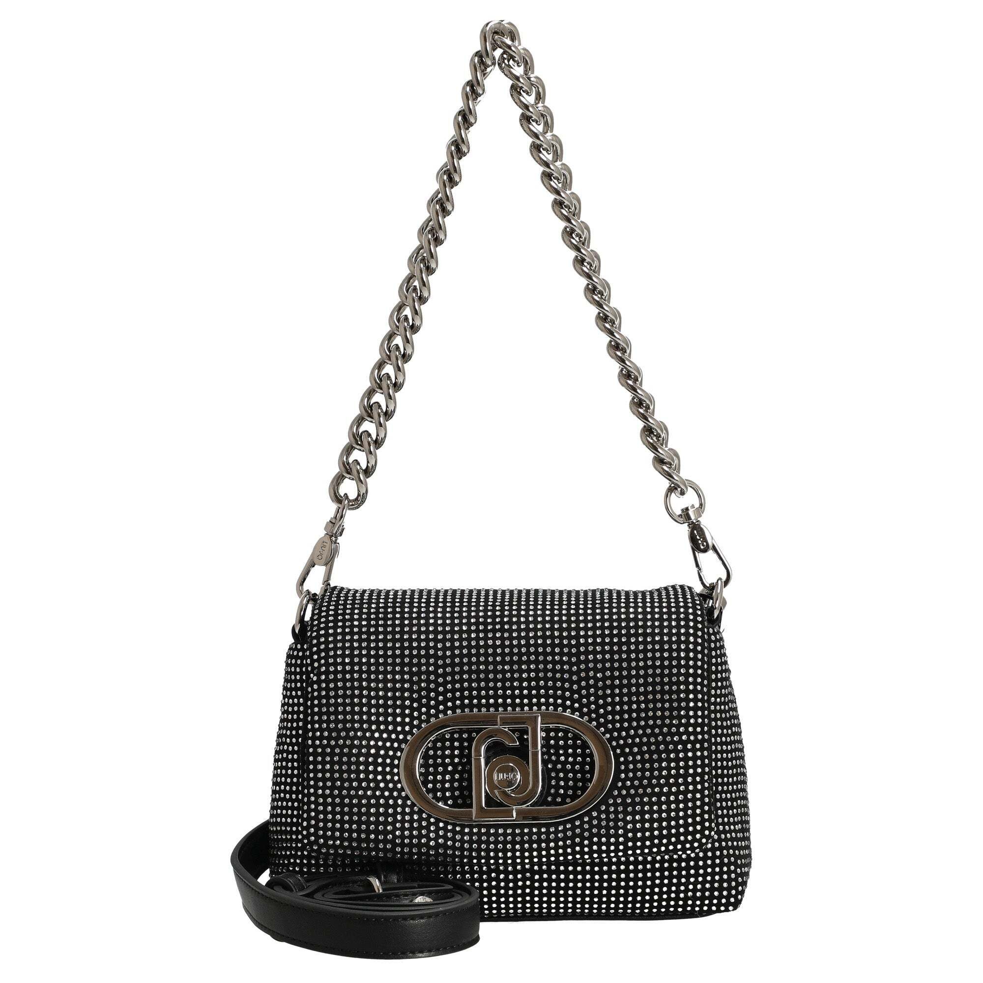 Liu Jo Umhängetasche Lapuffy - Umhängetasche 19 cm (nero/brass gold) (1-tlg)