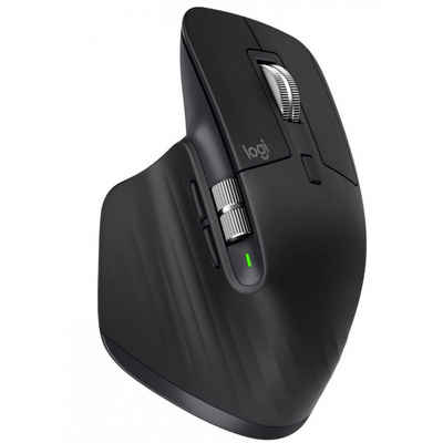 Logitech MX Master 3 - Standard Maus - schwarz ergonomische Maus (USB)