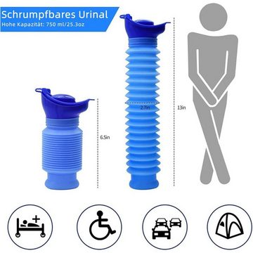 yozhiqu Urinal Travel-Friendly Retractable Ladies Urinal for Emergency Standing Use, Bleiben Sie sorgenfrei: Entwickelt für den Komfort unterwegs