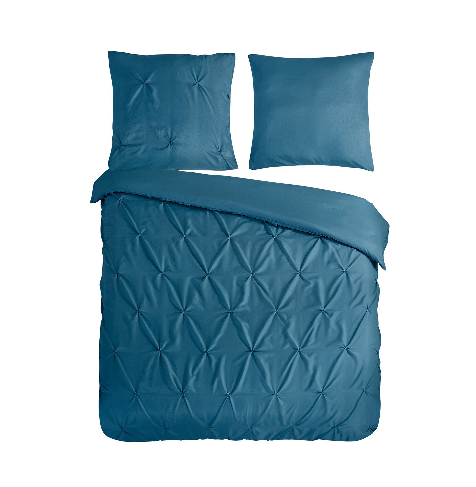 PURE luxury collection Wendebettwäsche Bettwäsche-Set Bettbezug & Kissenbezüge, Microfaser, 2 teilig