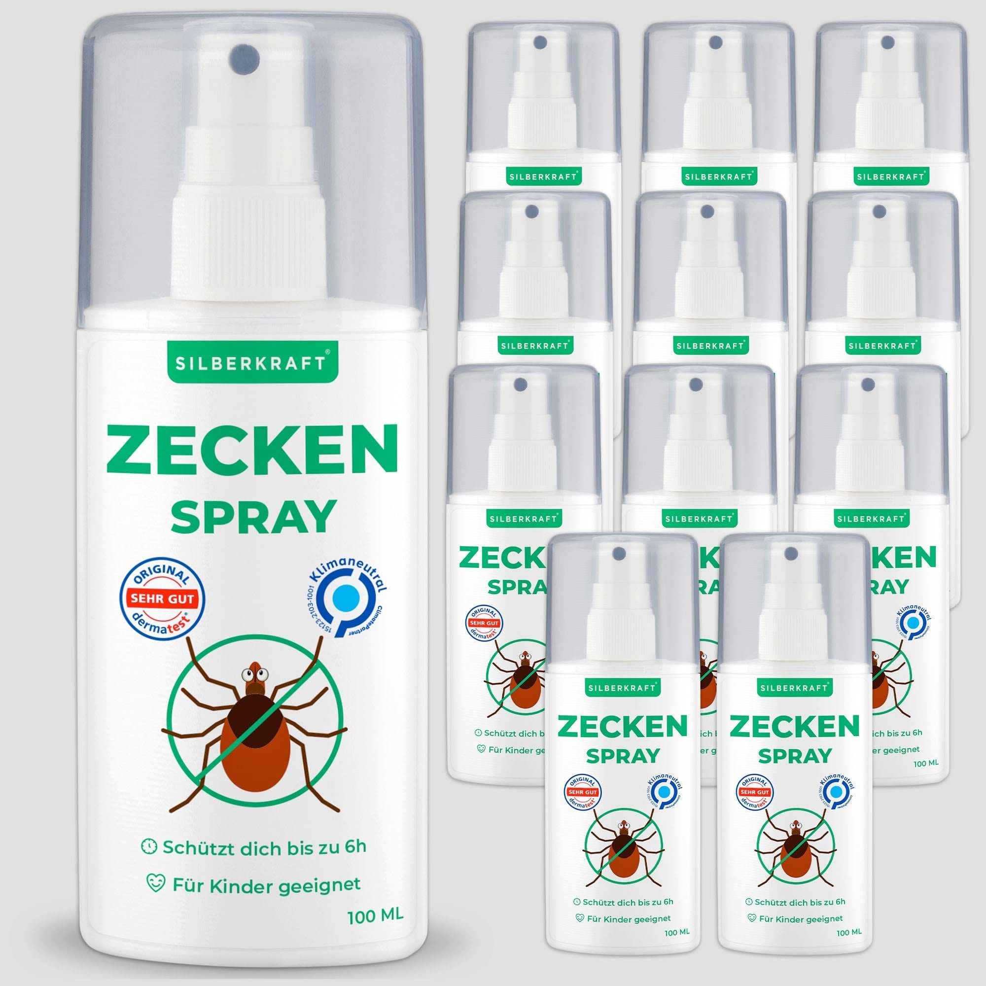 Zeckenspray Silberkraft Zeckenschutz 1-St. Spray, ml, Zecken 100 - Anti Insektenspray