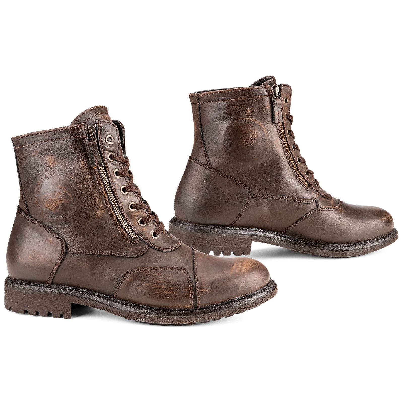 Falco Aviator Motorradstiefel Braun 41 Motorradstiefel