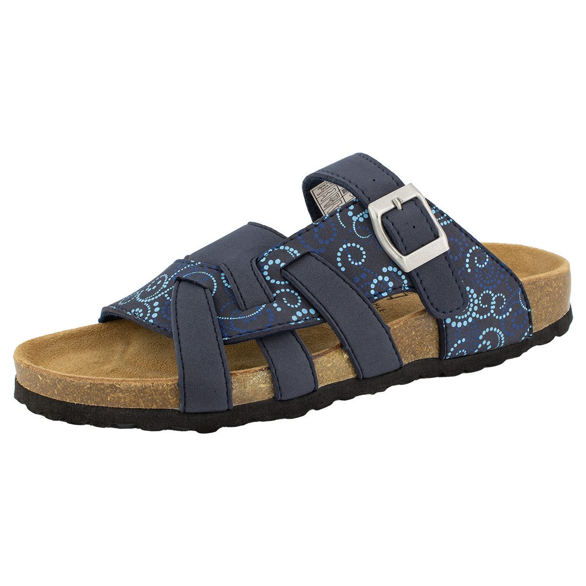 SUPERSOFT Classic Pantolette (1-tlg) Pantoletten - Lederdecksohle, Korkfußb günstig online kaufen