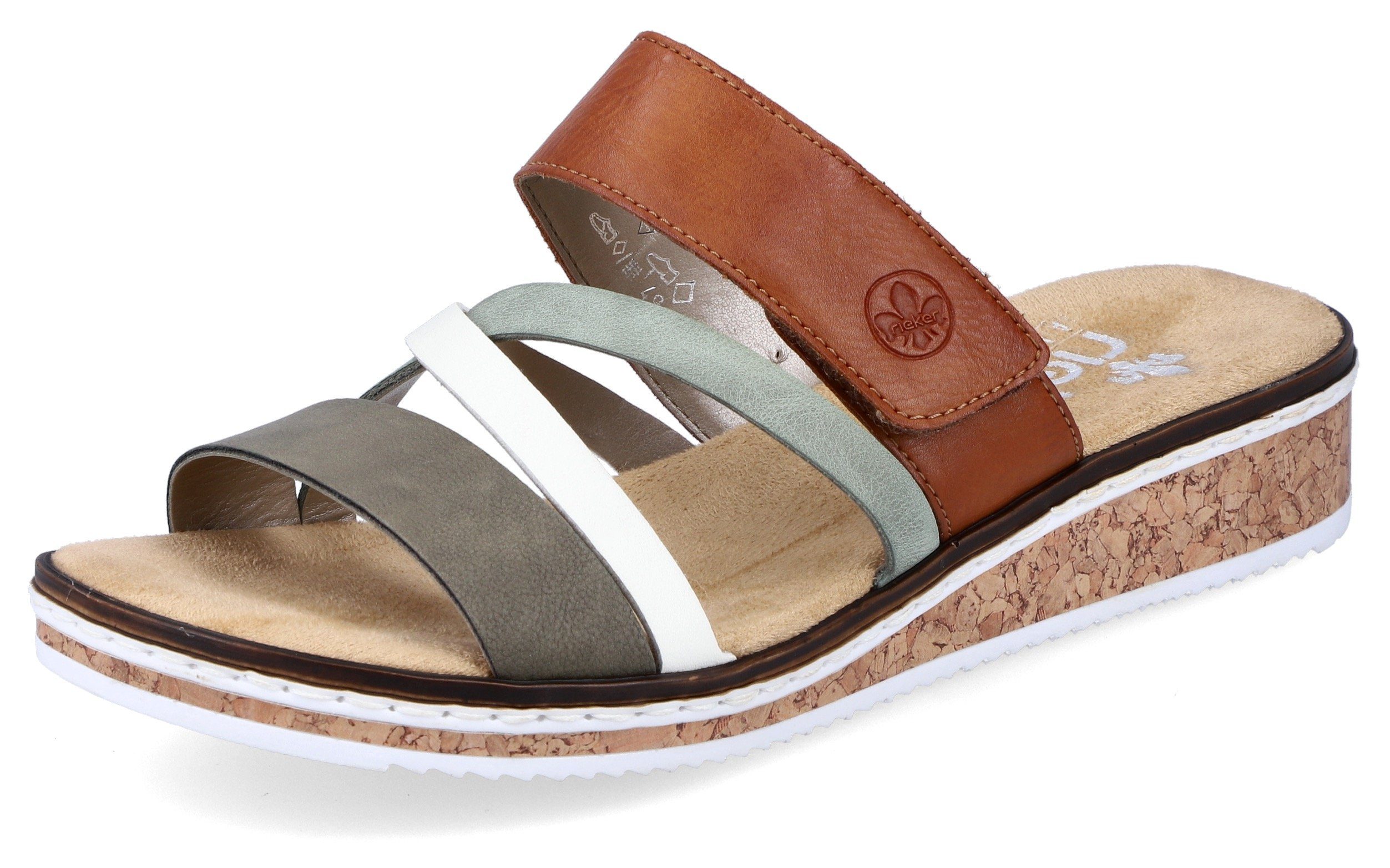 Rieker Pantolette, Keilabsatz, Sommerschuh, Schlappen mit günstig online kaufen